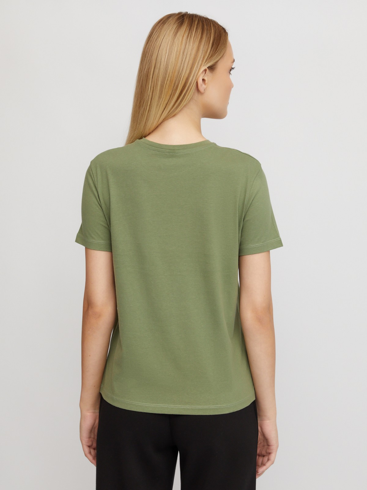 Футболка из хлопка с коротким рукавом