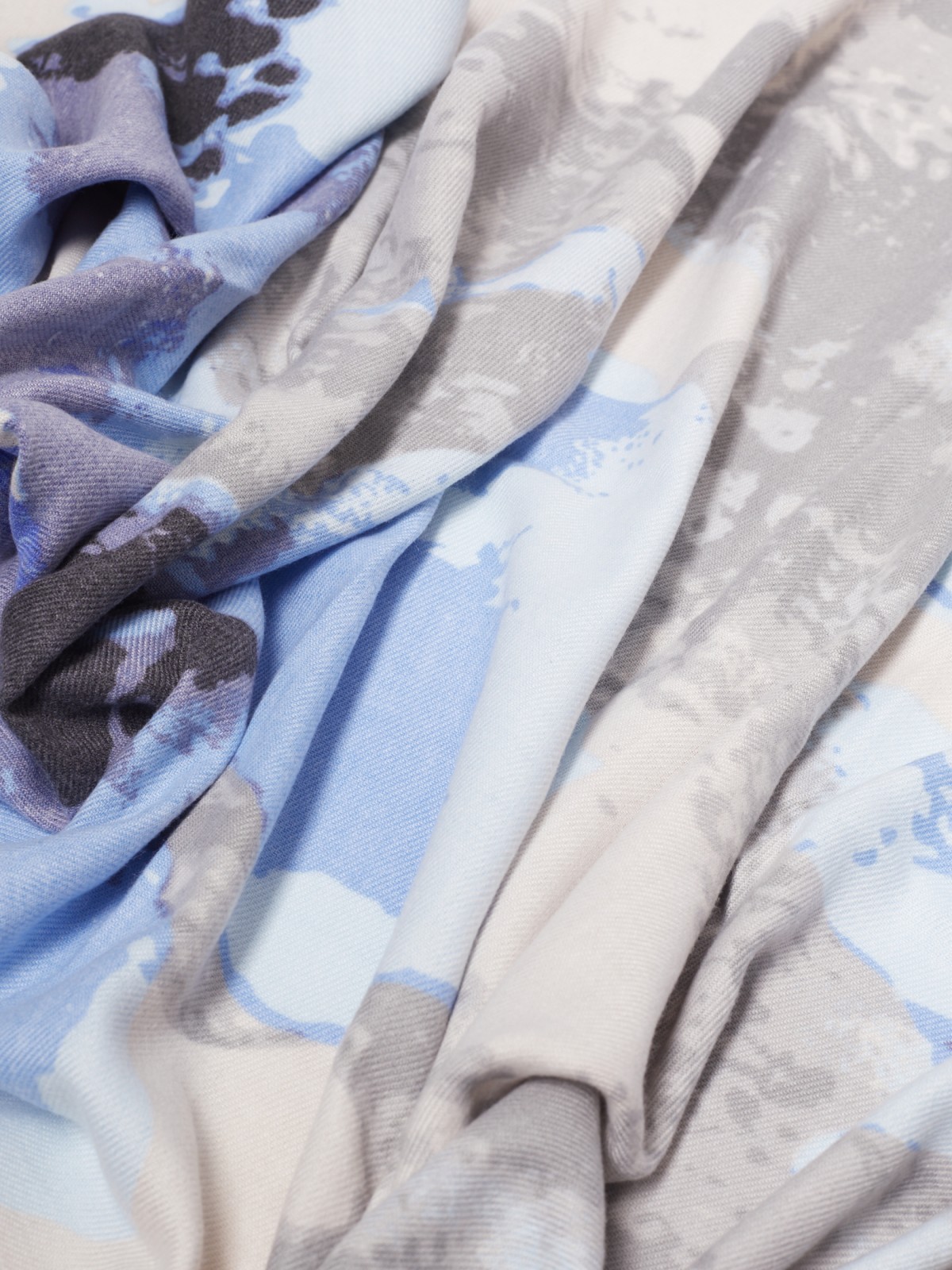 Тканевый шарф zolla 22211914J135, цвет светло-голубой, размер No_size - фото 2