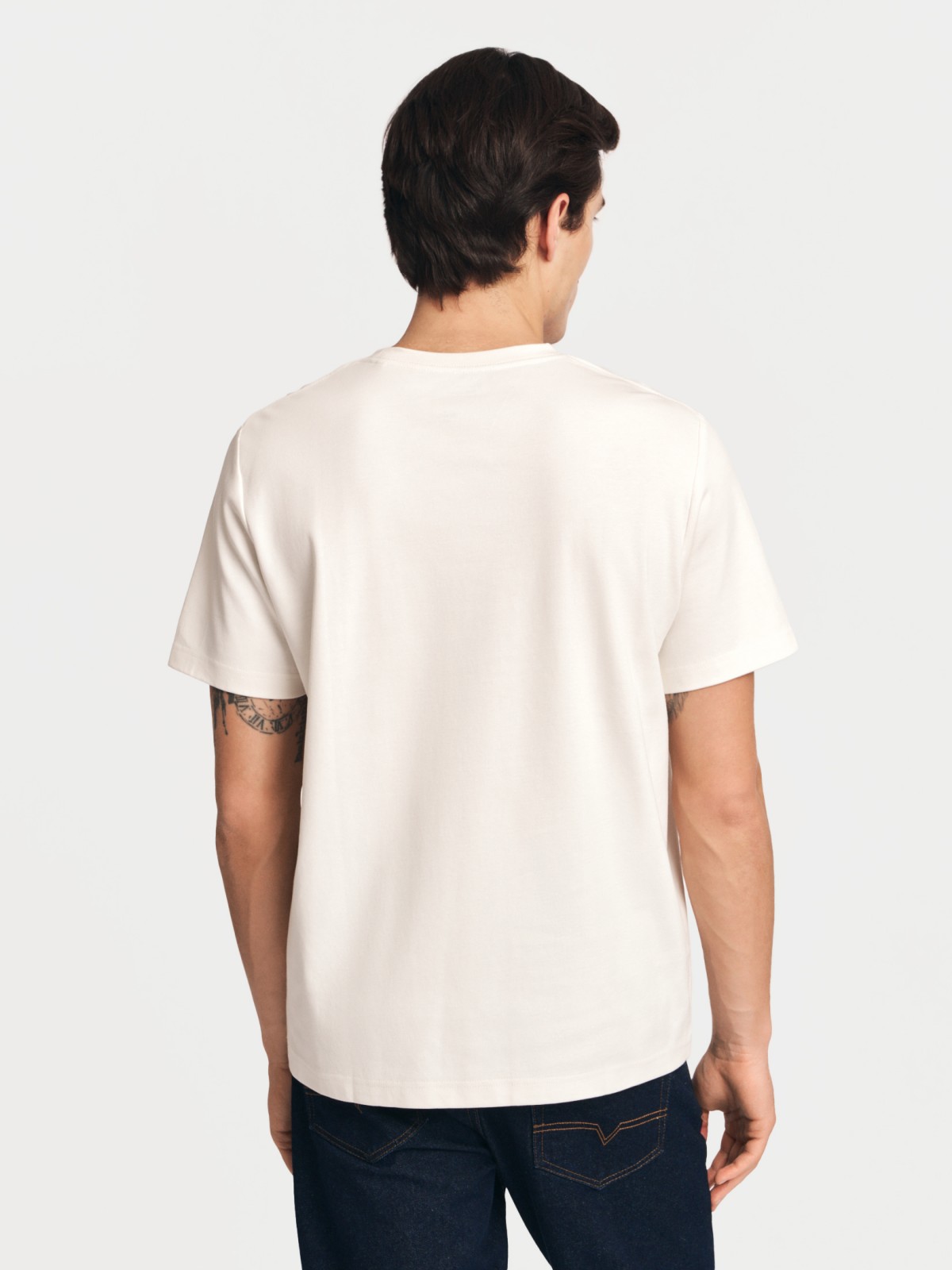 Футболка из хлопка с коротким рукавом