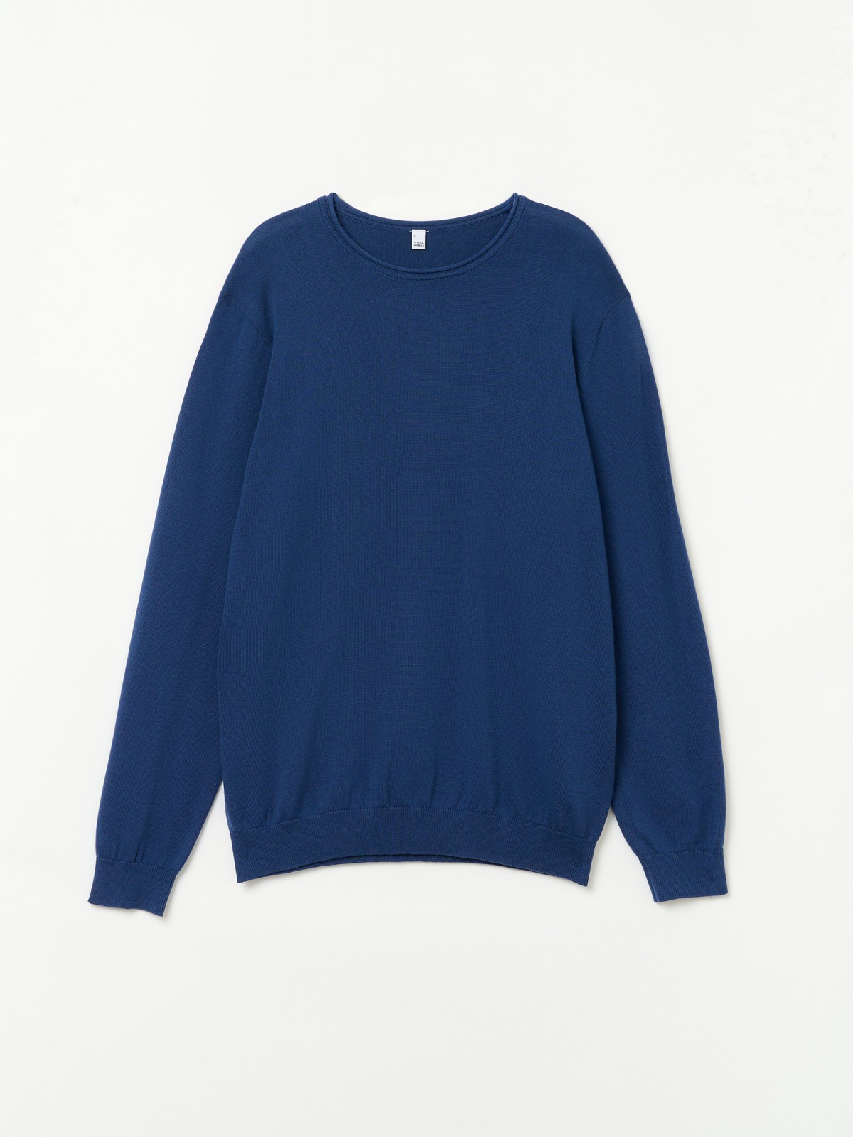 Тонкий вязаный джемпер из хлопка