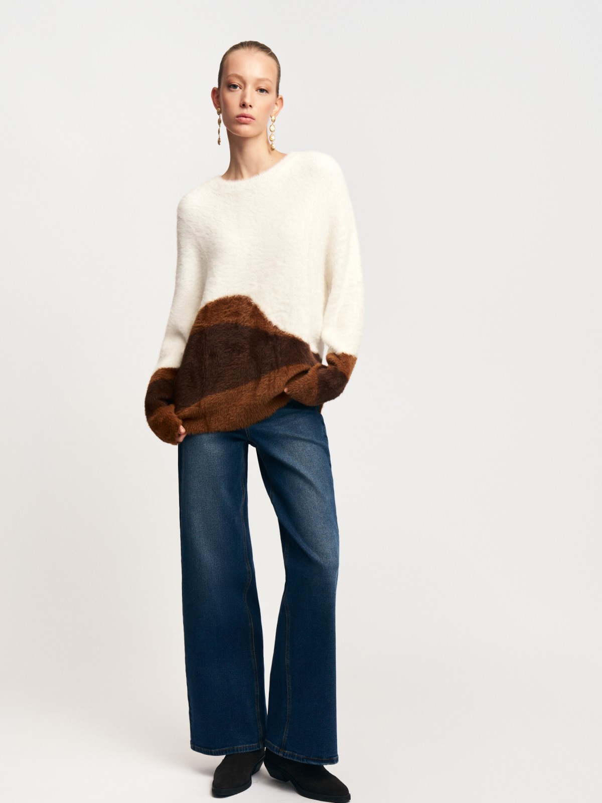 Вязаный джемпер с рисунком