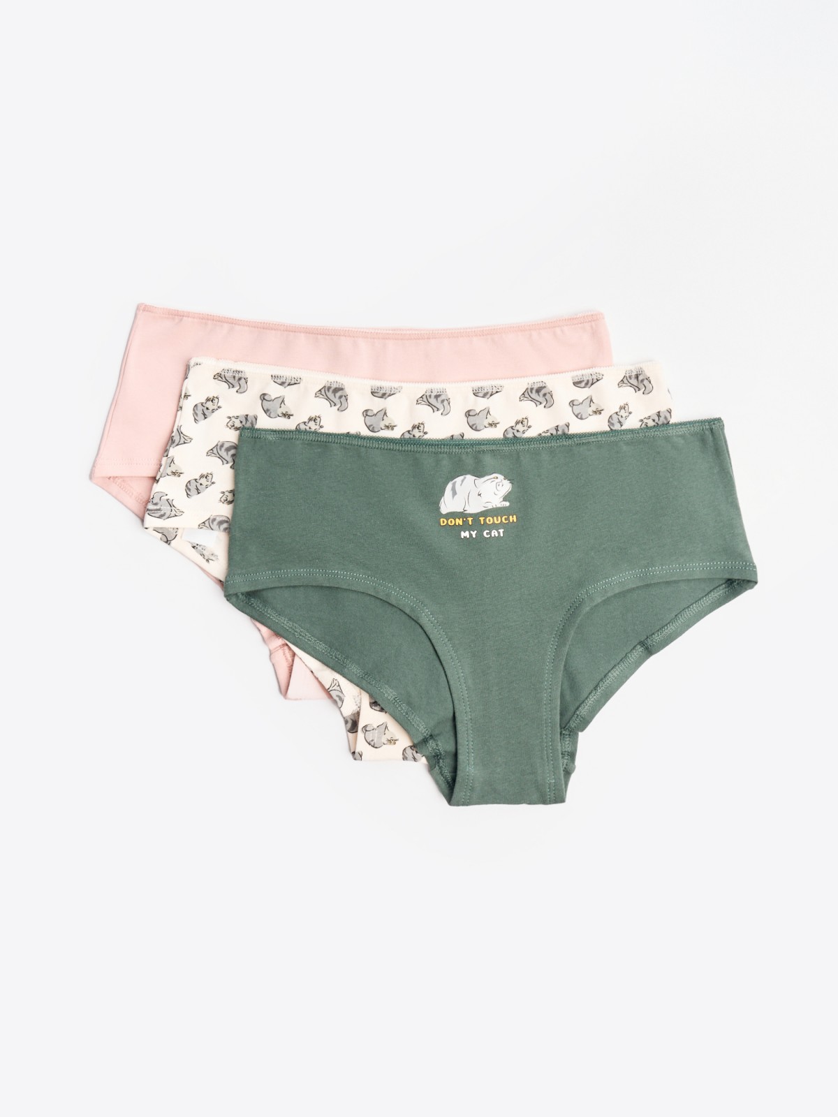 Набор трусов с рисунком (3 шт. в комплекте)