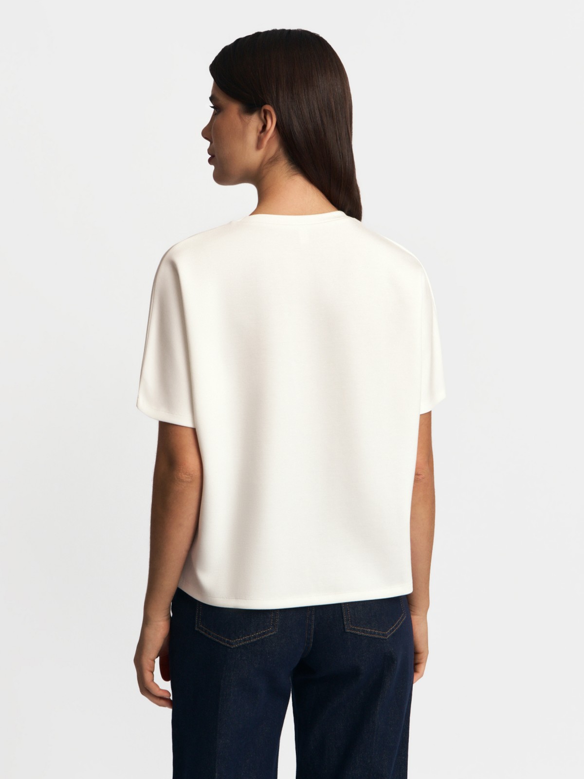 Футболка с принтом-надписью