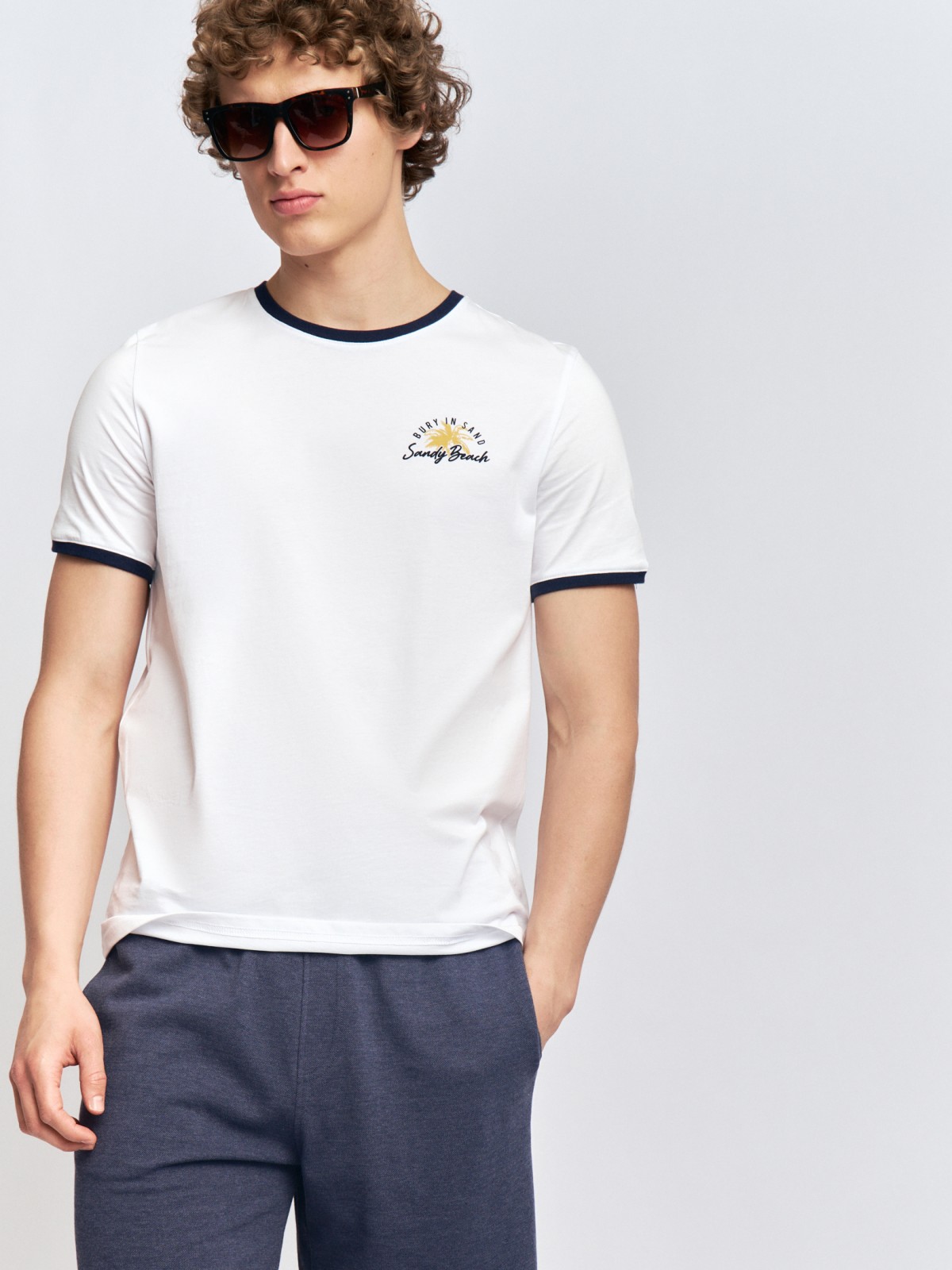 Футболка из хлопка с коротким рукавом