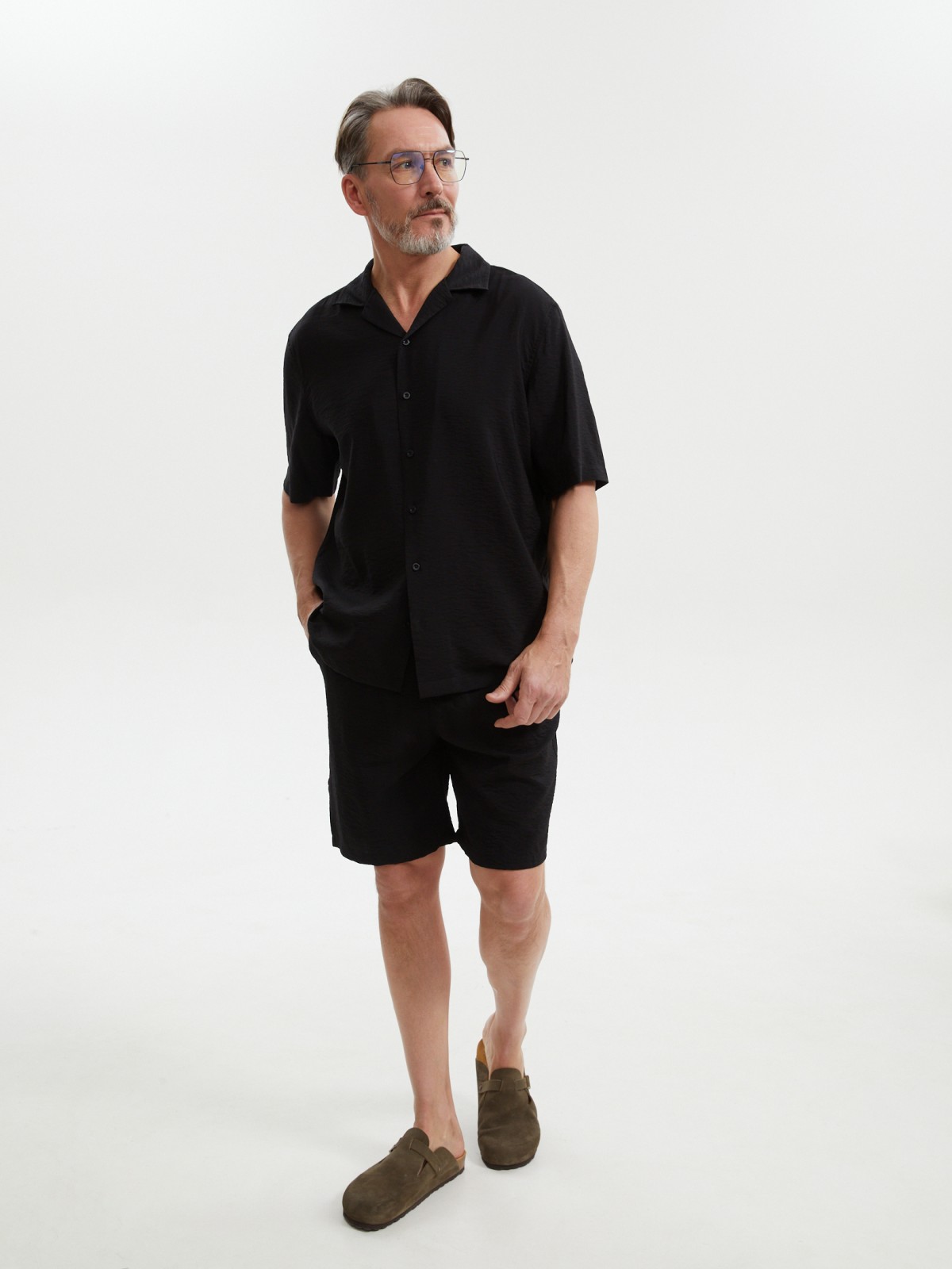 Шорты на резинке с карманами