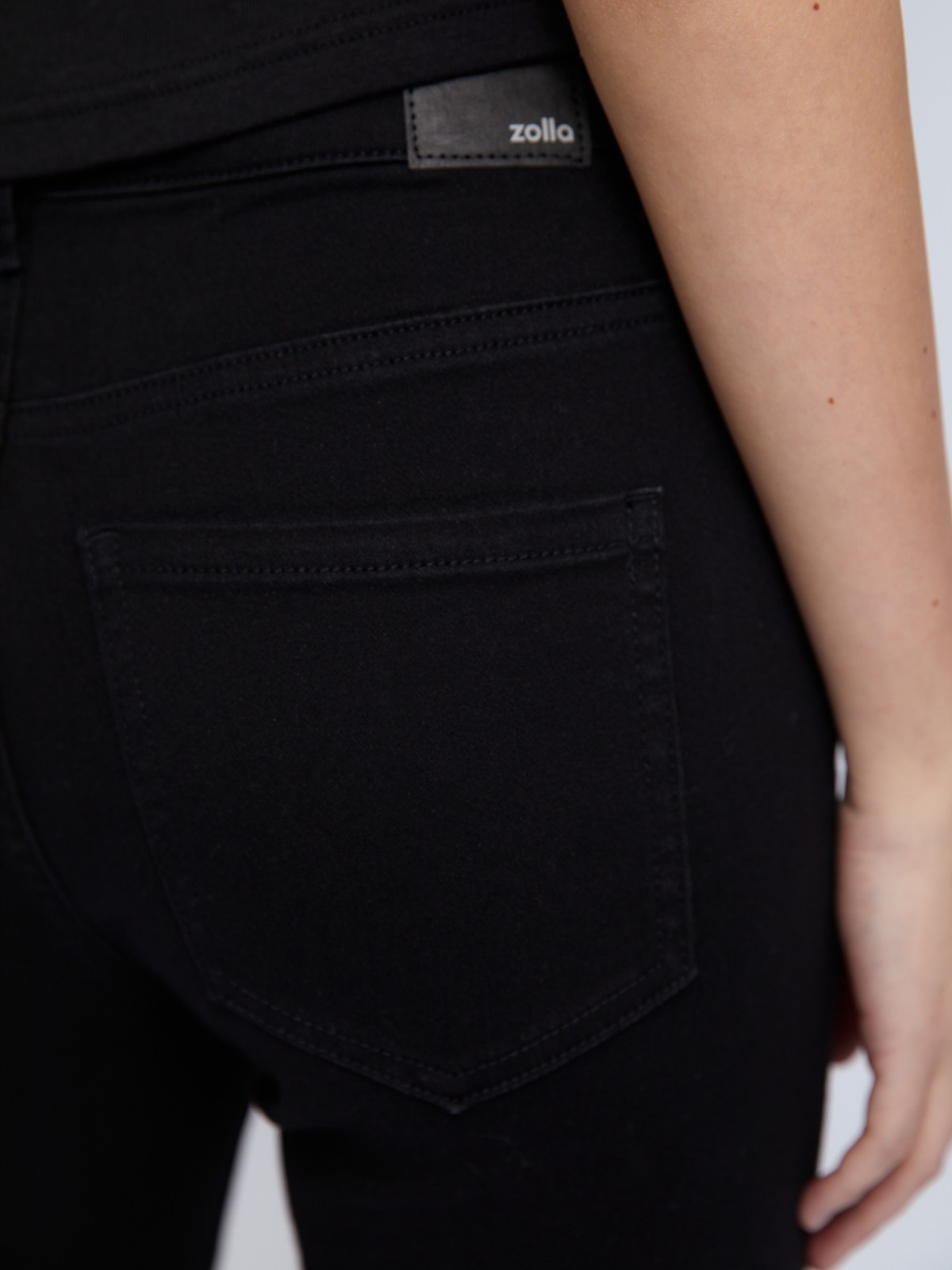 Джинсы силуэта Skinny с низкой посадкой