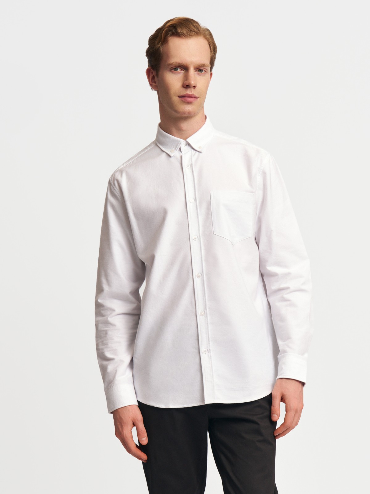 Офисная рубашка из хлопка