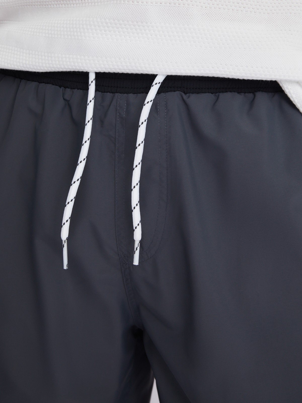Плавательные шорты на резинке zolla 013257S59062, цвет серый, размер M - фото 4