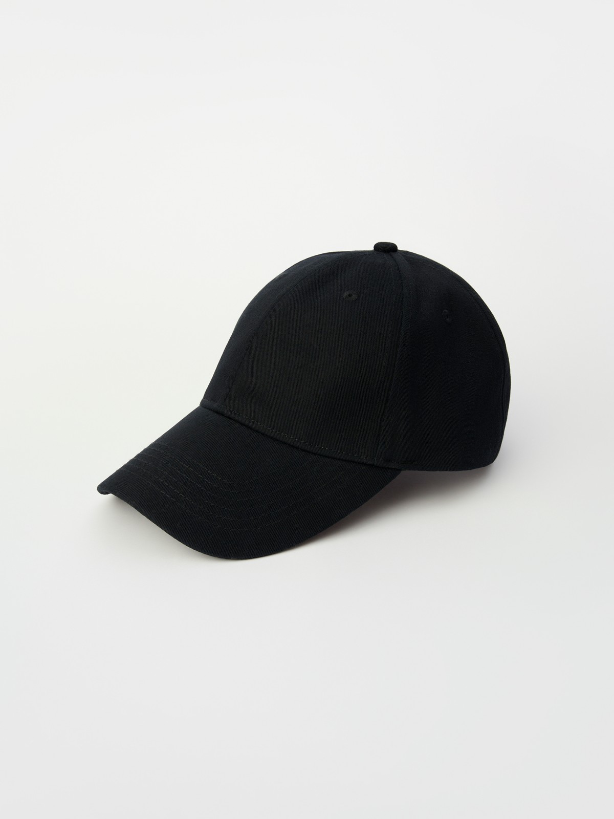 Бейсболка из хлопка с полукруглым козырьком