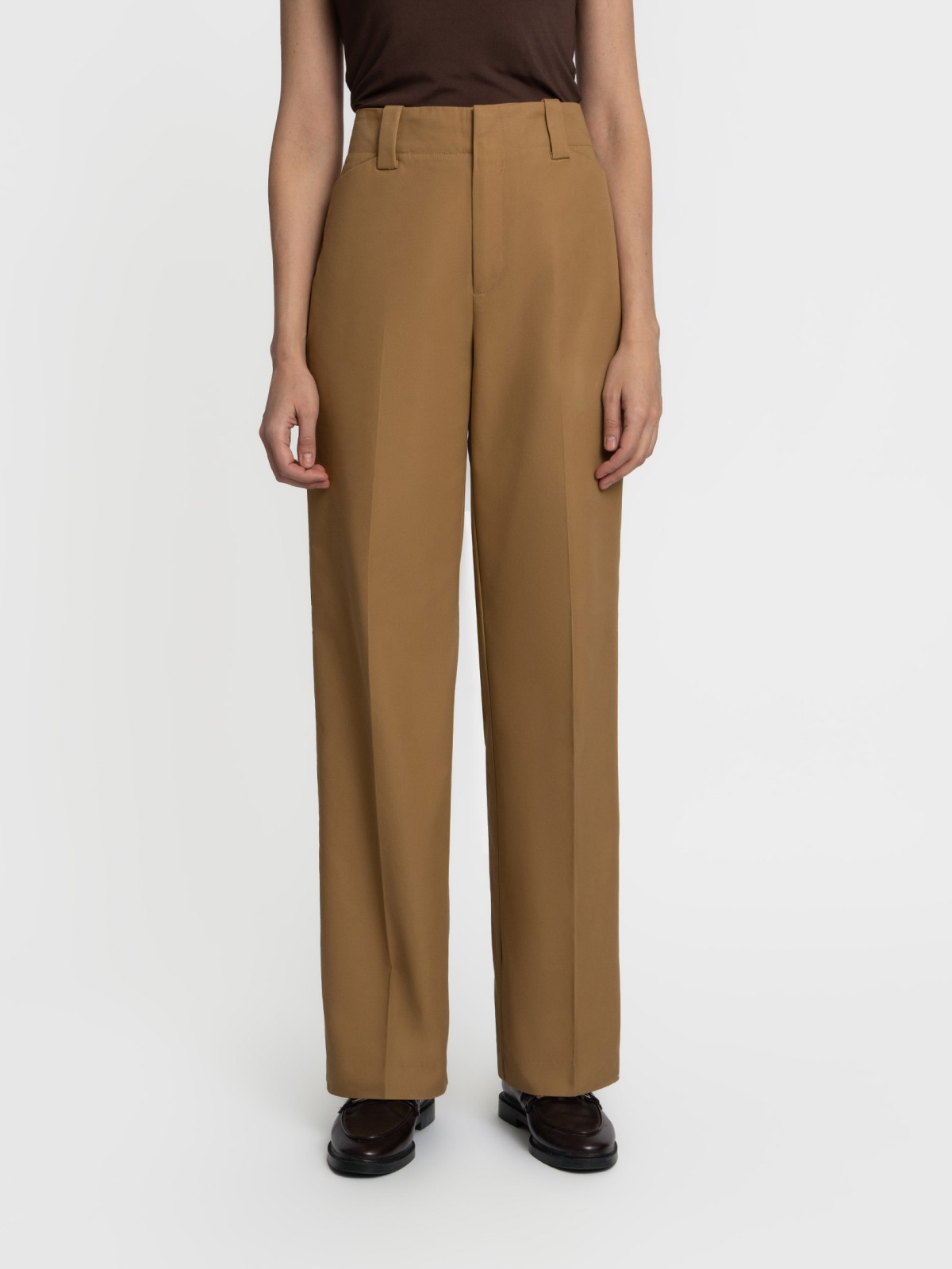 Прямые брюки со стрелками