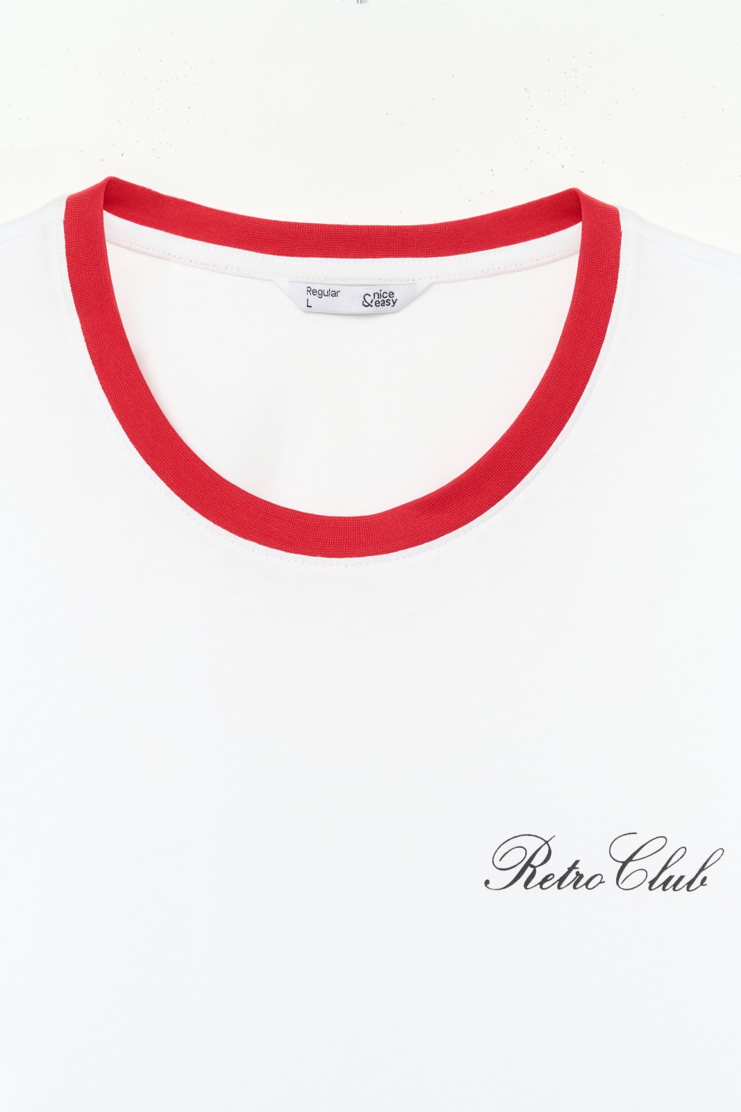 Футболка из хлопка с принтом-надписью