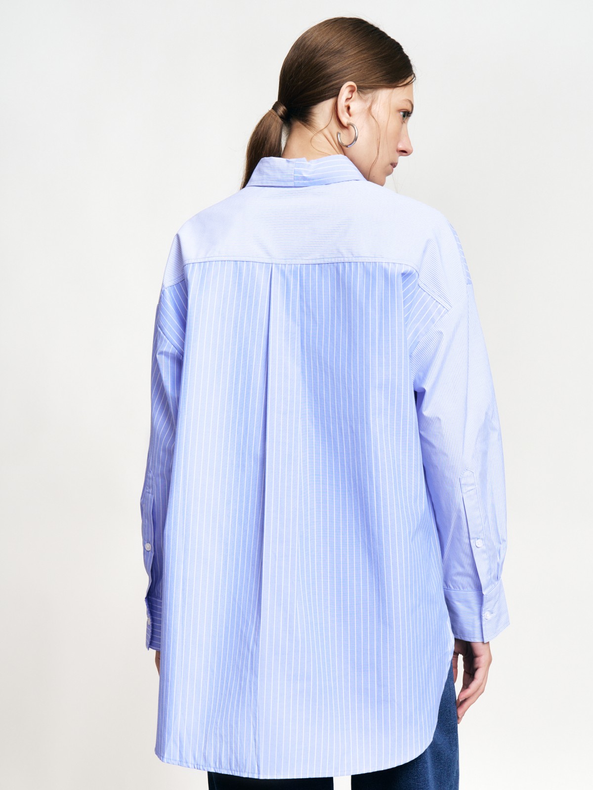 Рубашка с узором в полоску