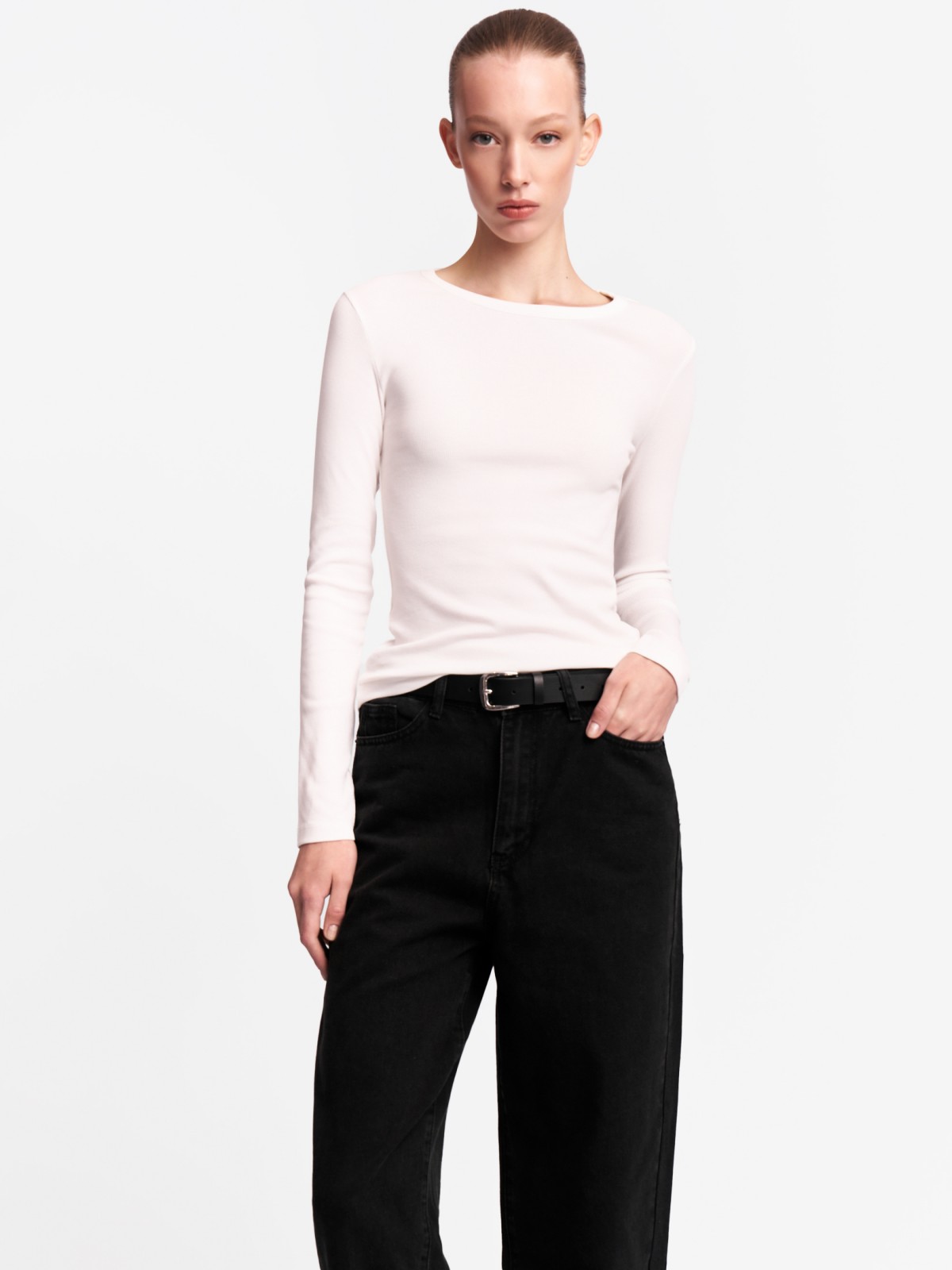 Лонгслив из хлопка