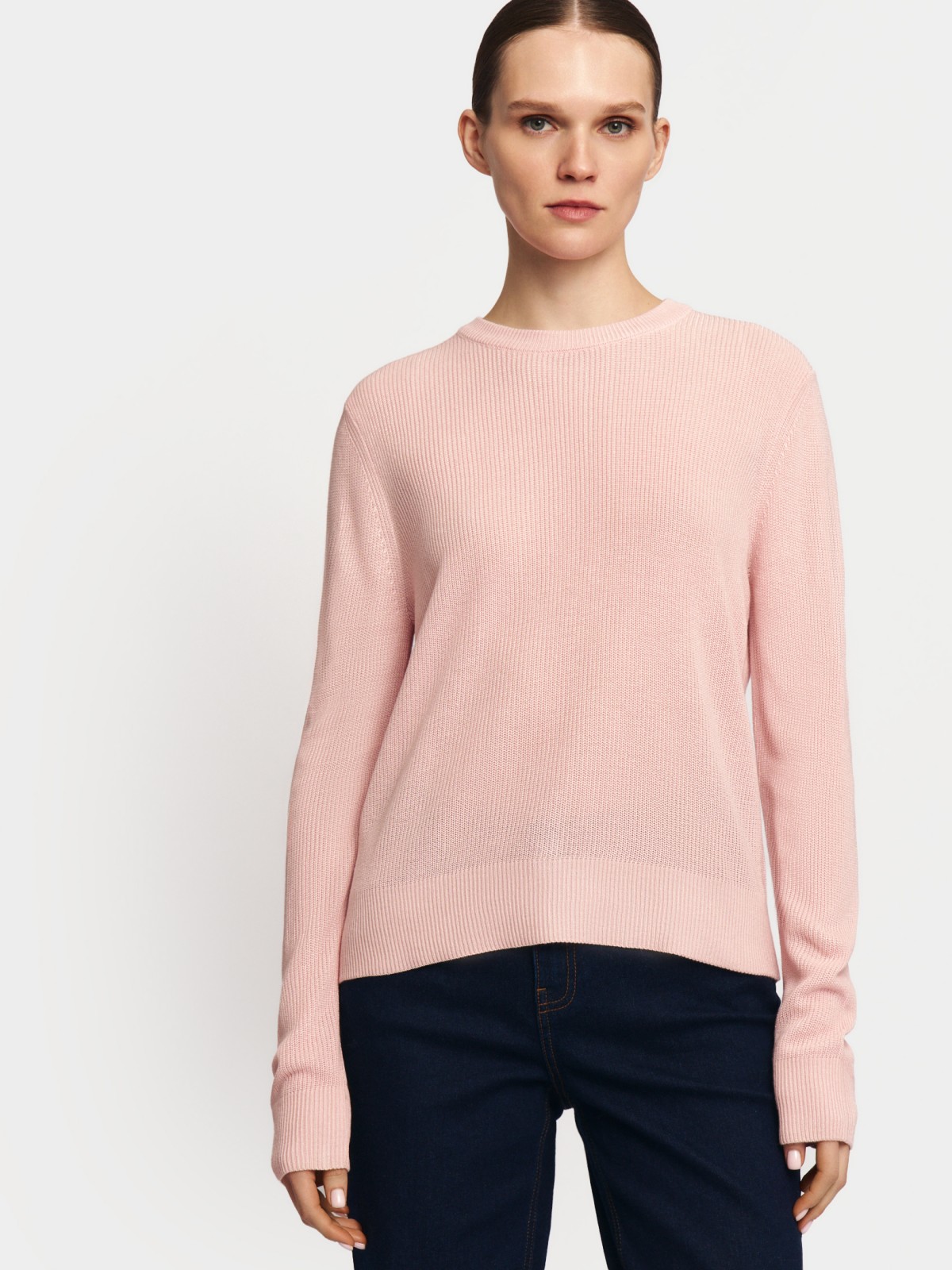 Вязаный джемпер с длинным рукавом