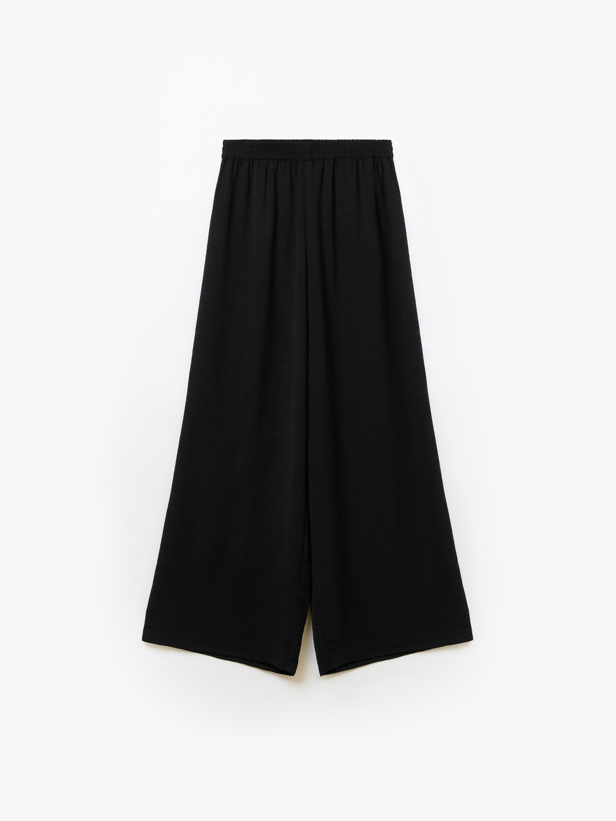 Широкие брюки на резинке