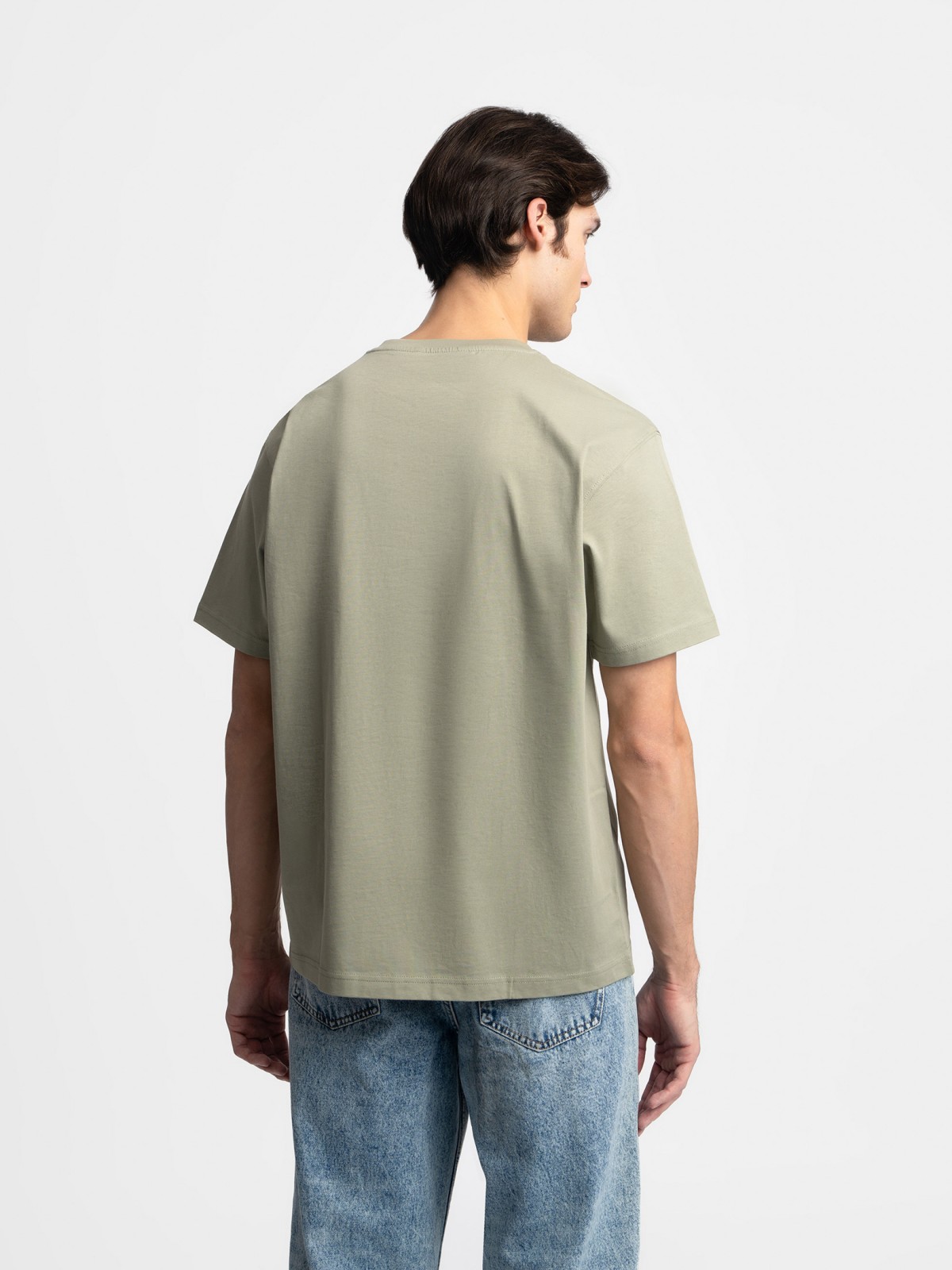 Футболка из хлопка с принтом-надписью