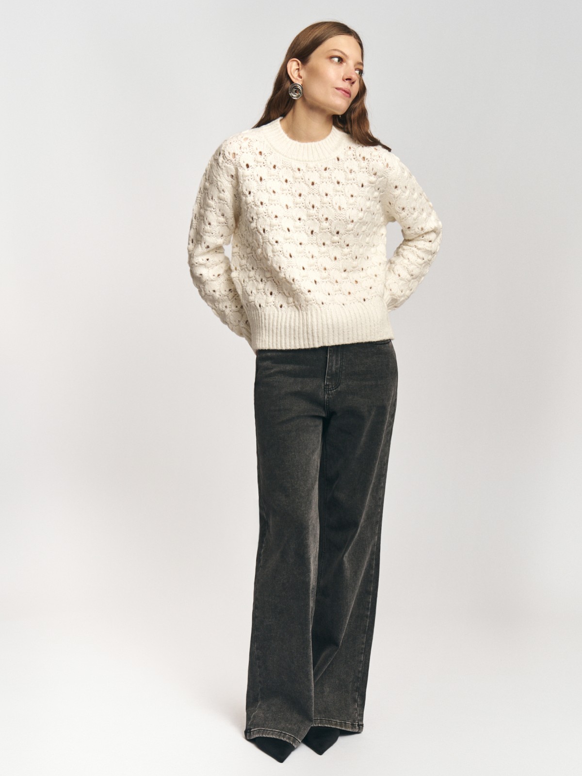 Вязаный джемпер с узором