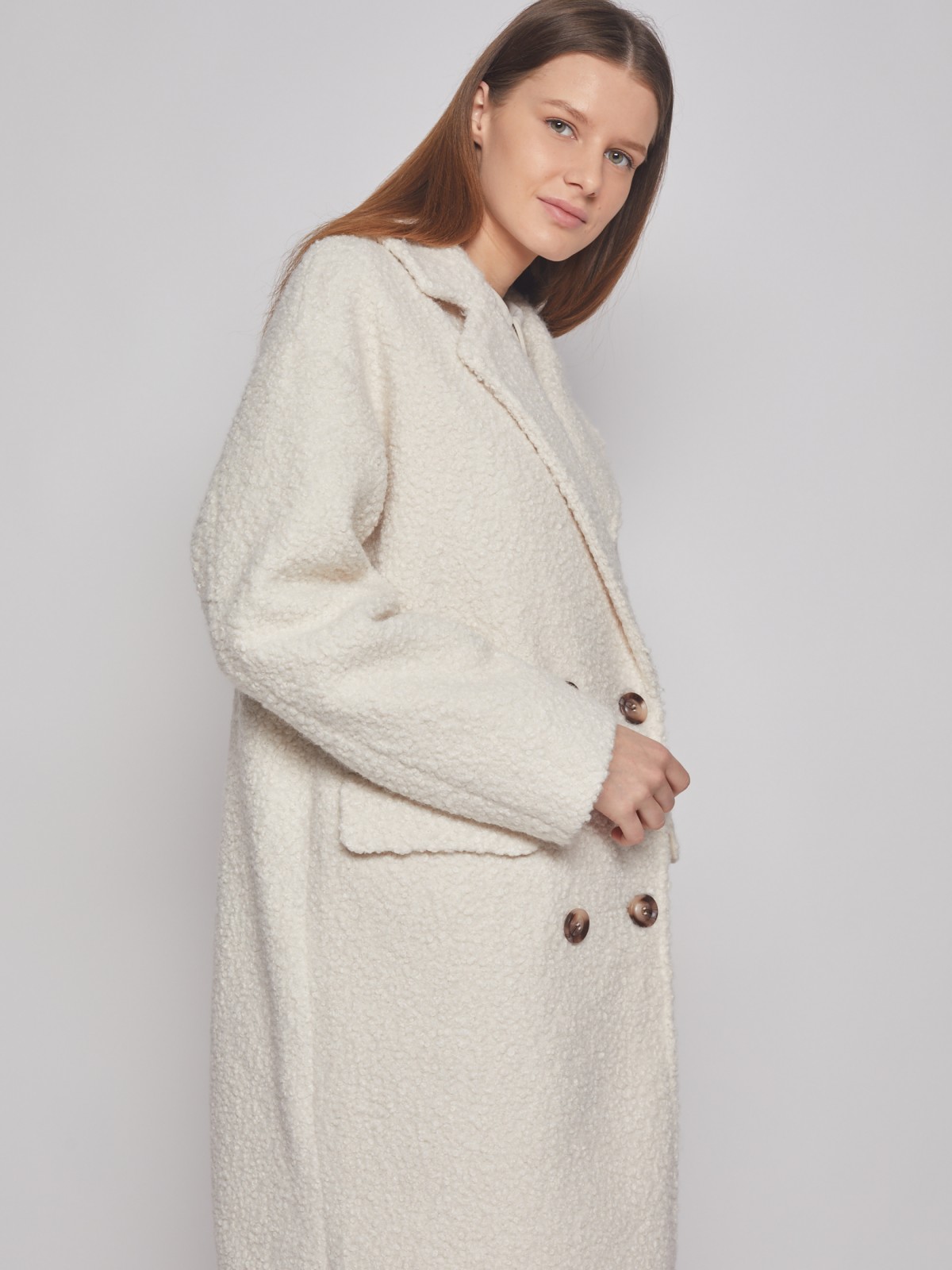 Плюшевое пальто-тедди