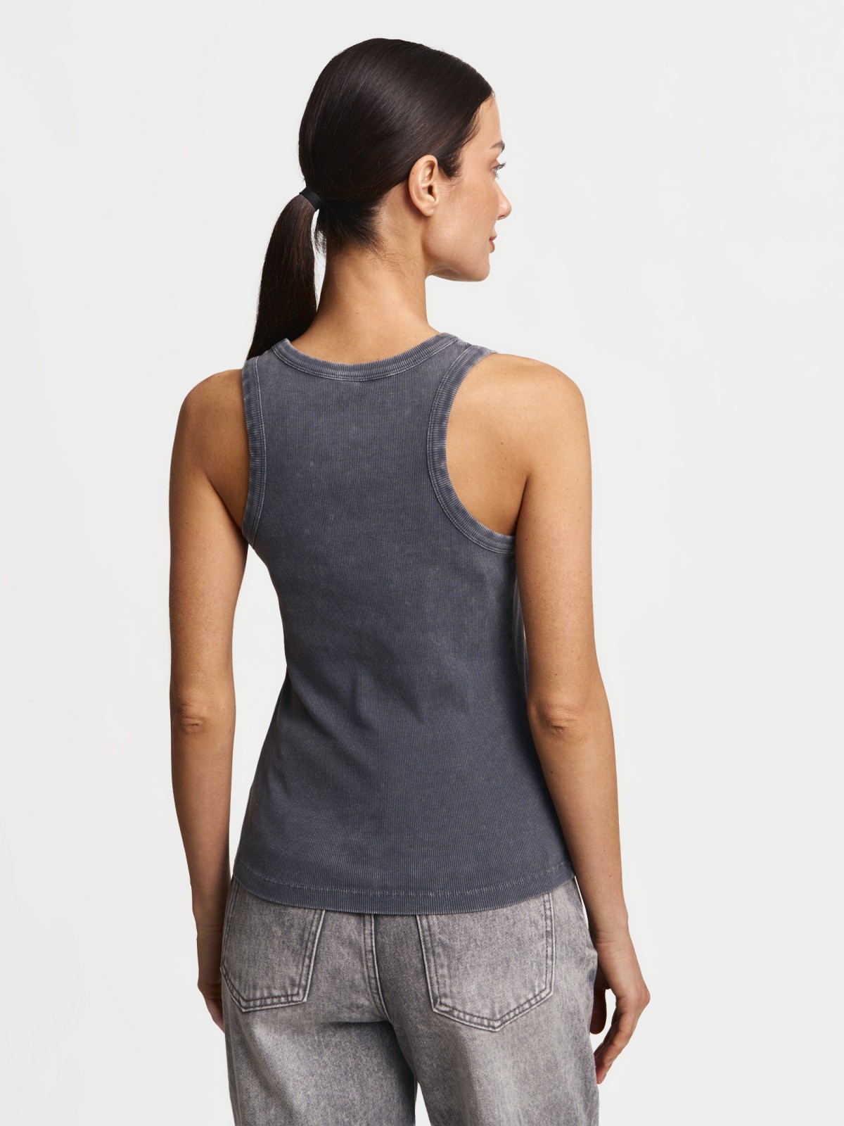 Майка из хлопка без рукавов