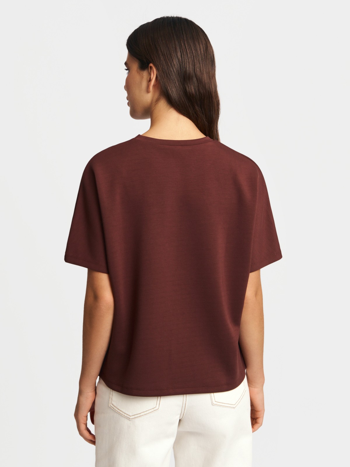 Футболка с принтом-надписью