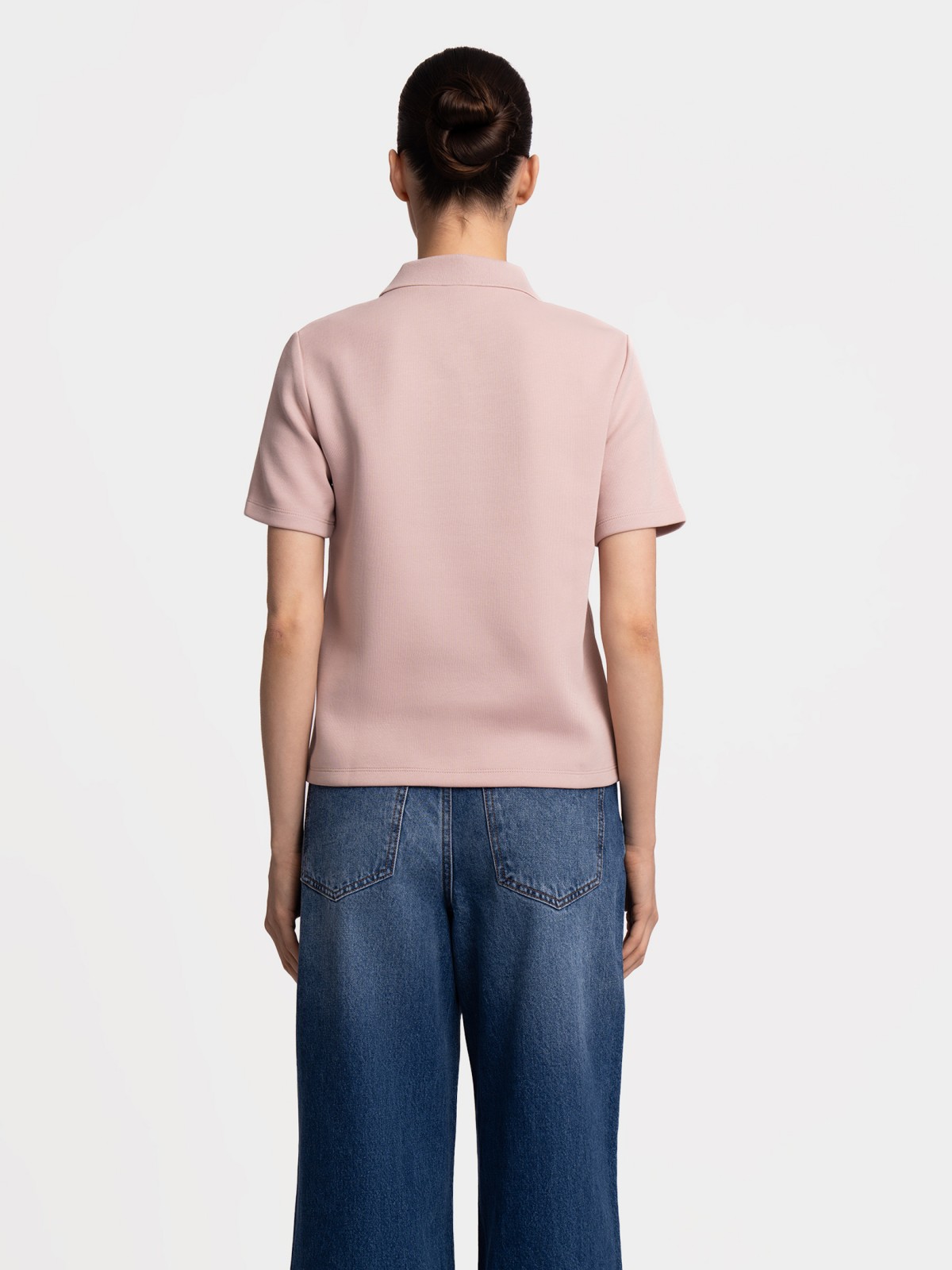 Футболка с воротником поло