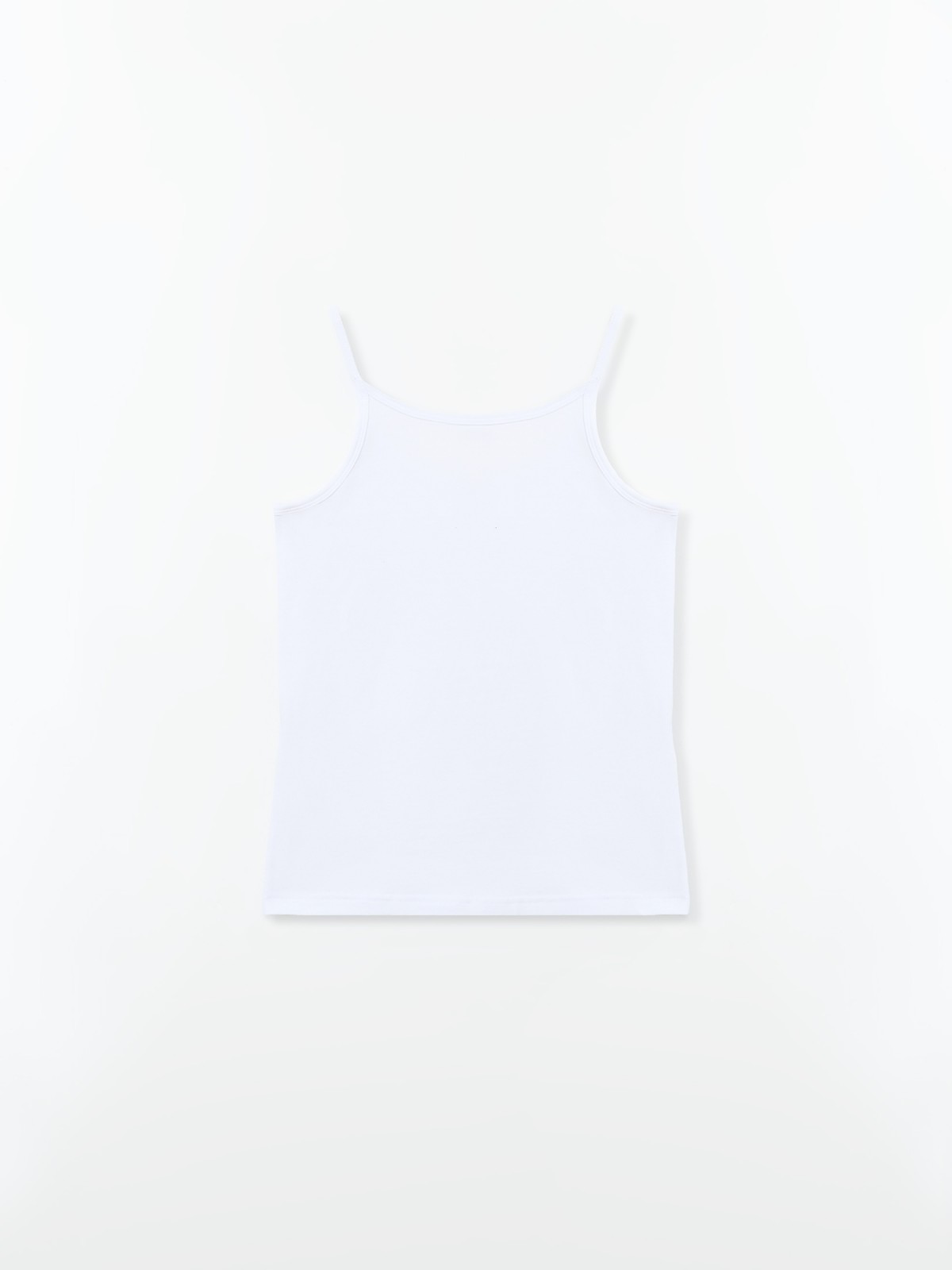 Майка-топ из хлопка на бретельках