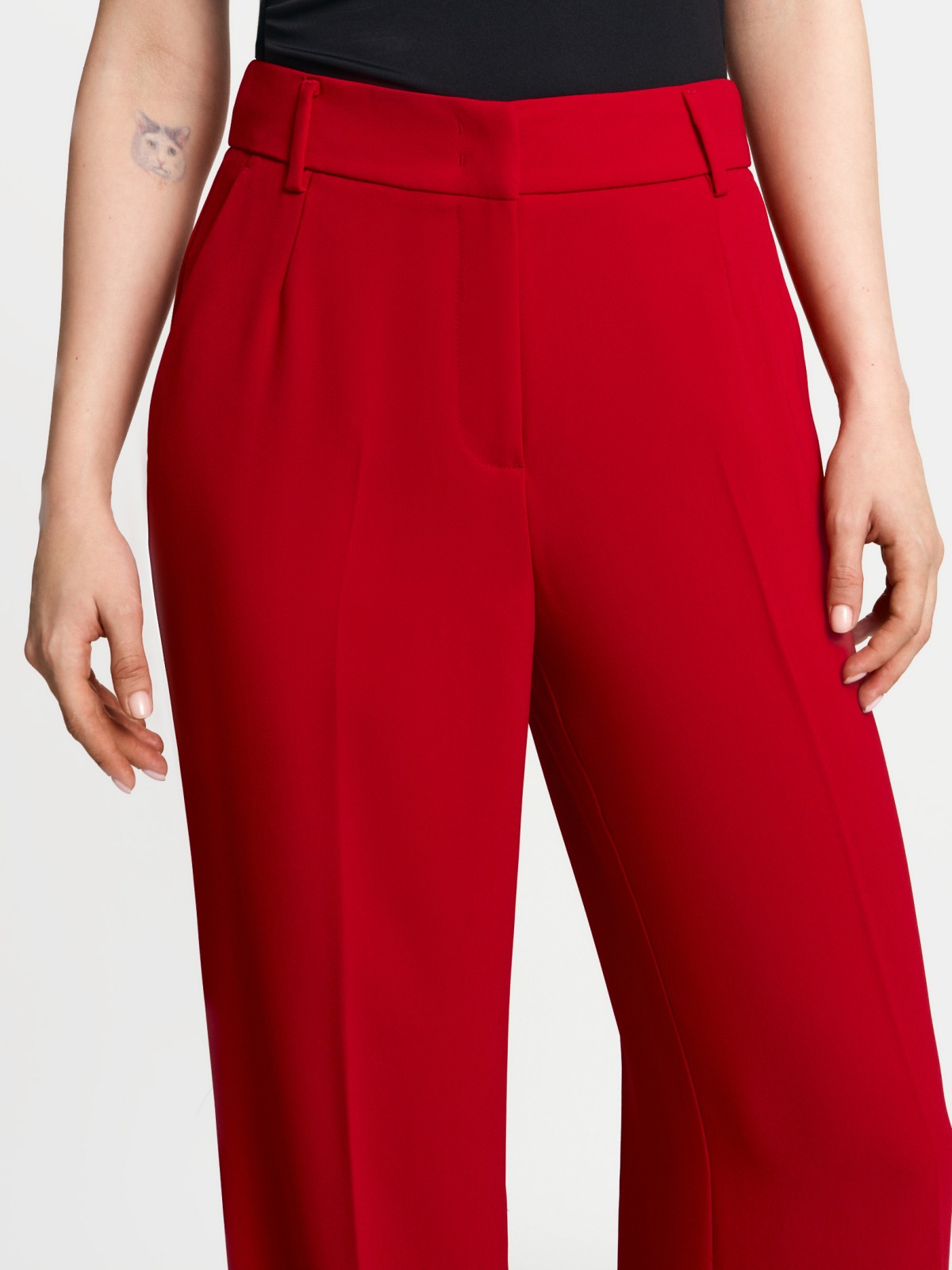 Брюки фасона Bootcut со стрелками