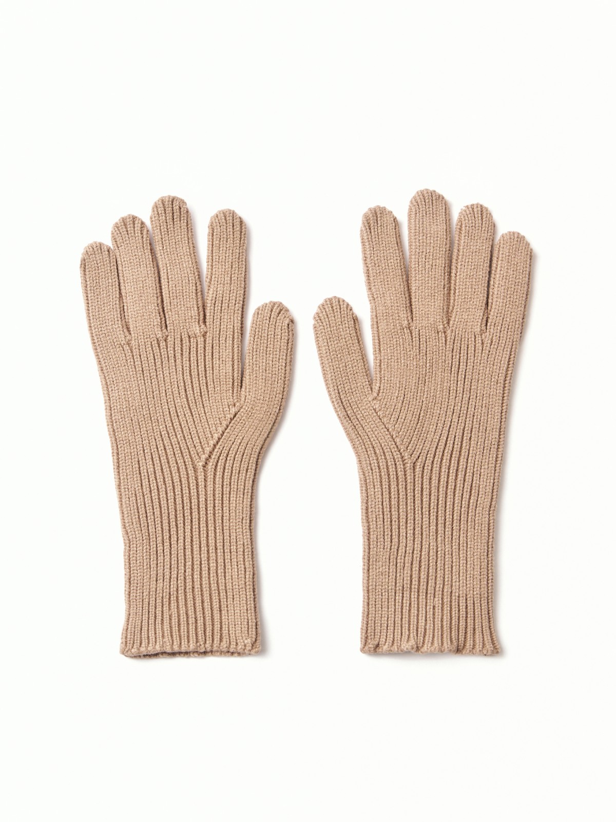 Удлинённые вязаные перчатки
