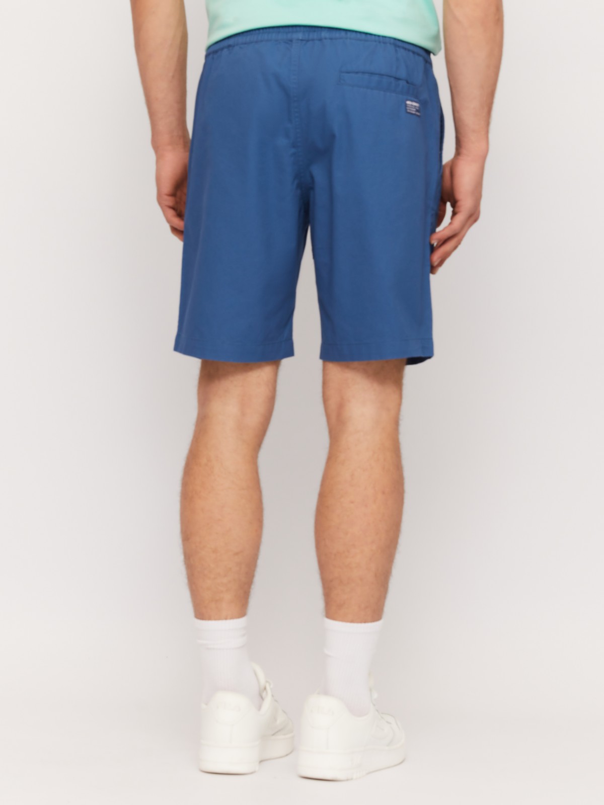 Удлинённые шорты на резинке из хлопка