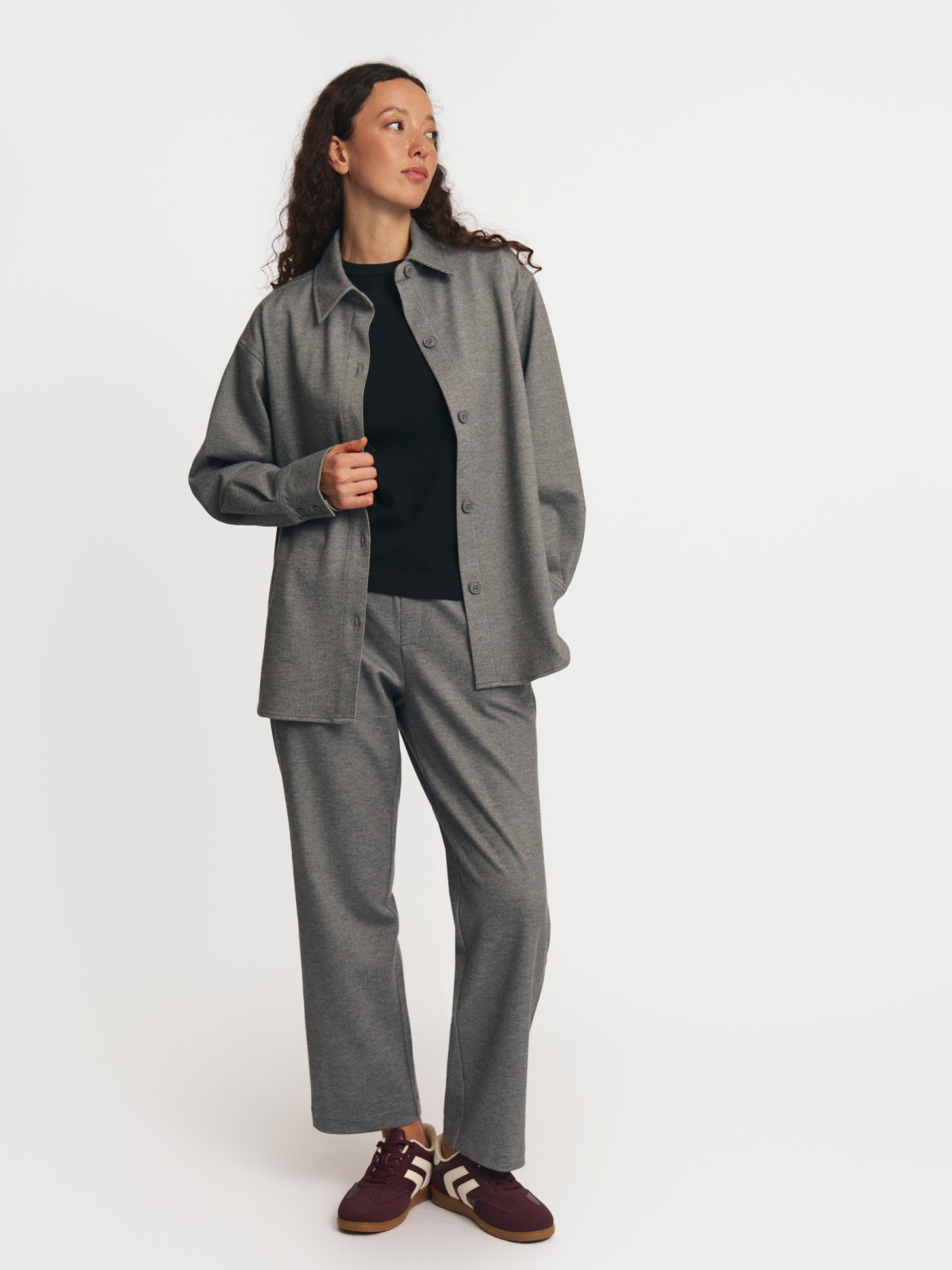 Верхняя рубашка на пуговицах