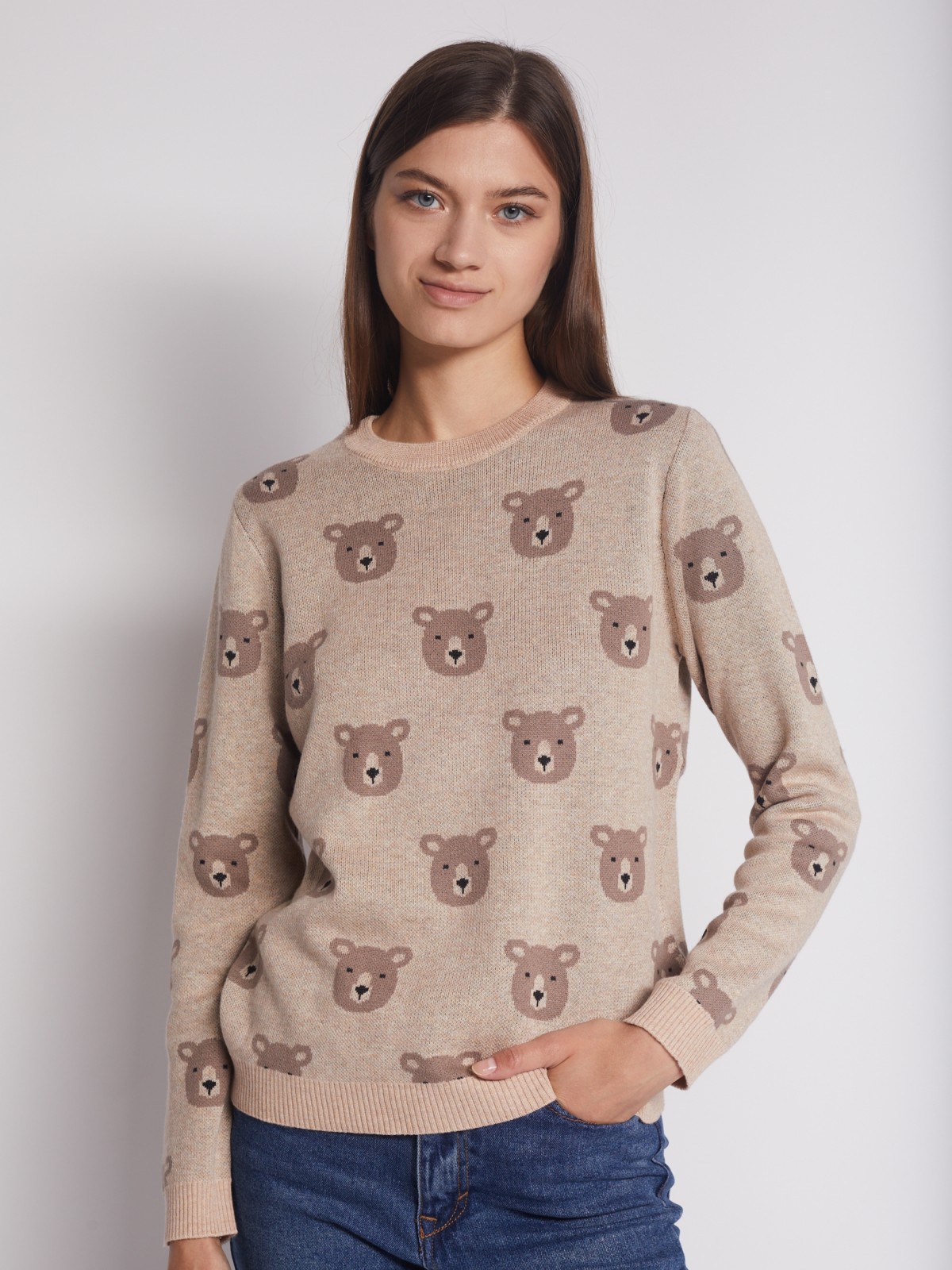 Джемпер с узором