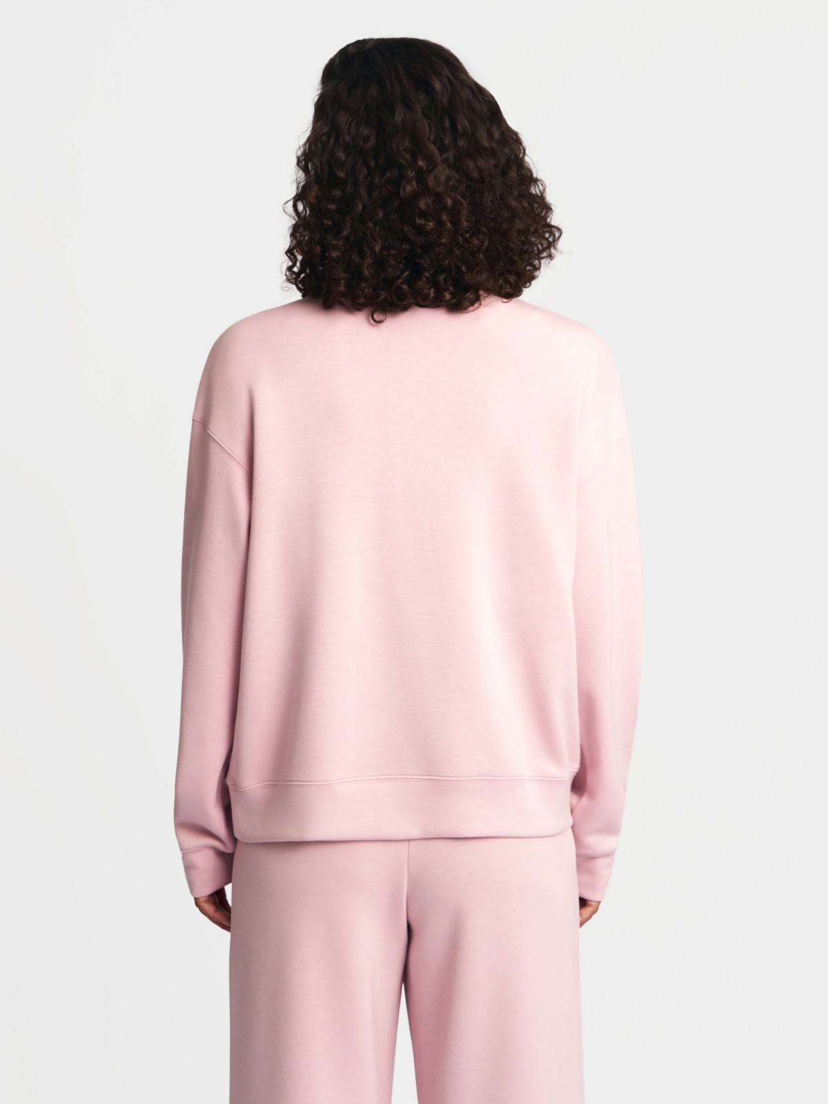 Свитшот с воротником-стойкой на молнии