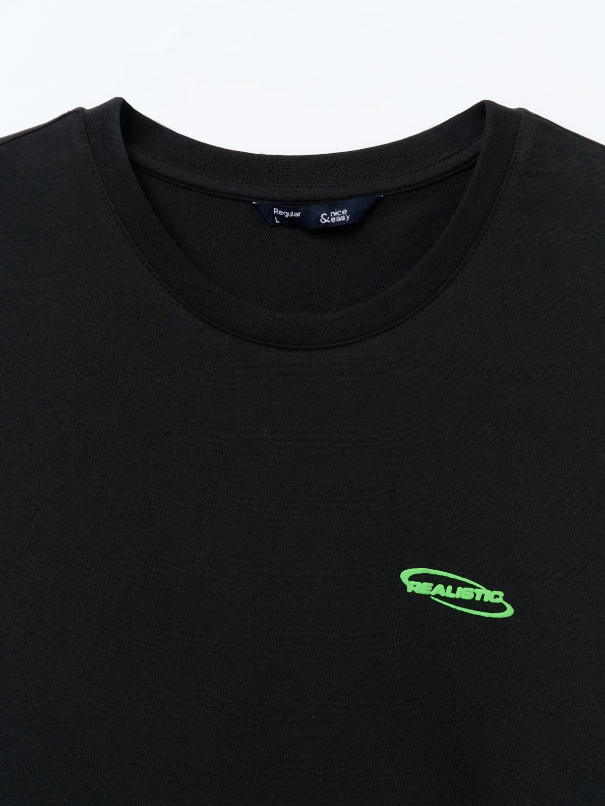 Футболка из хлопка с принтом-надписью