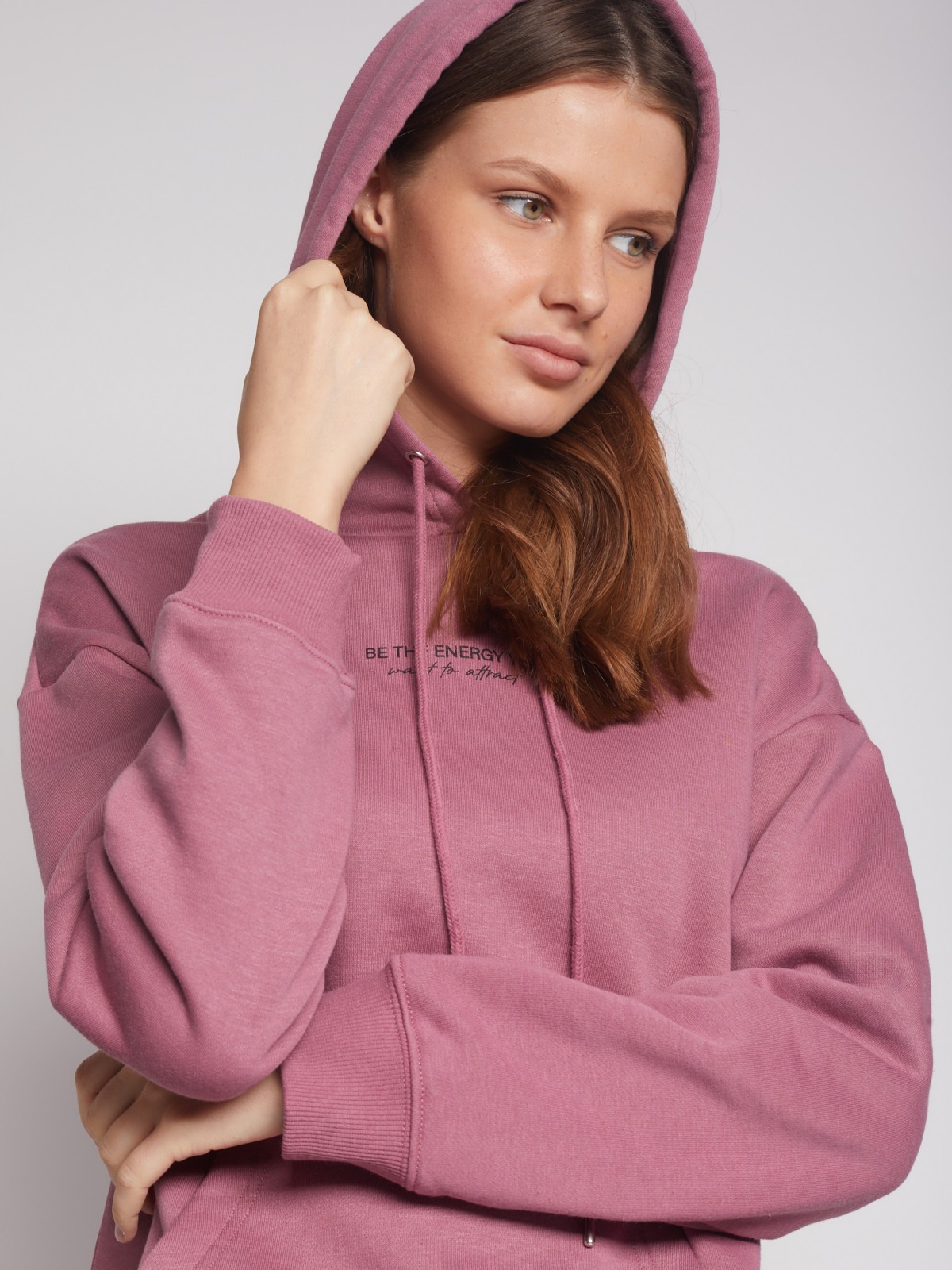 Утеплённый худи с капюшоном