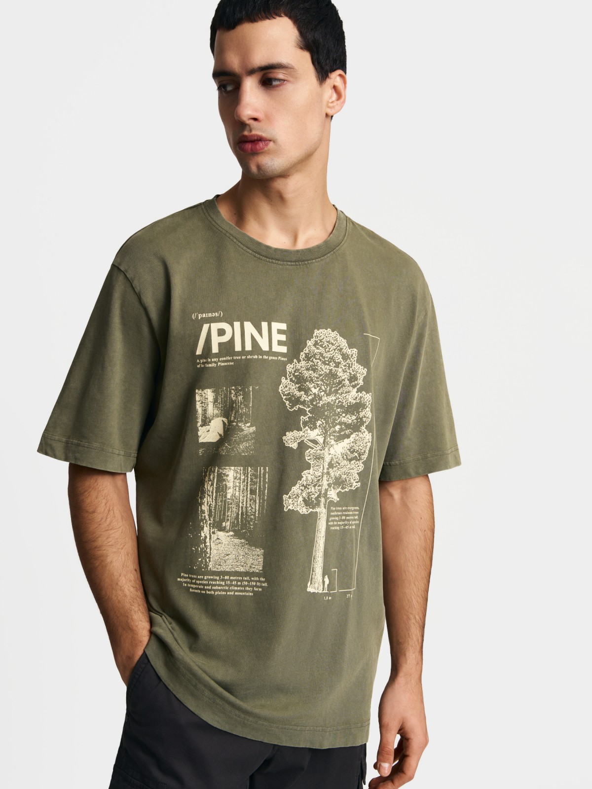 Футболка из хлопка с принтом