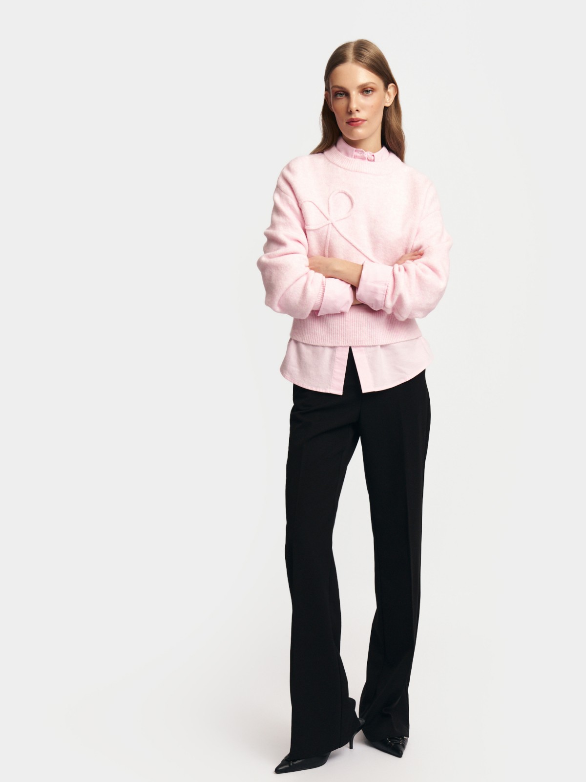 Вязаный джемпер с узором