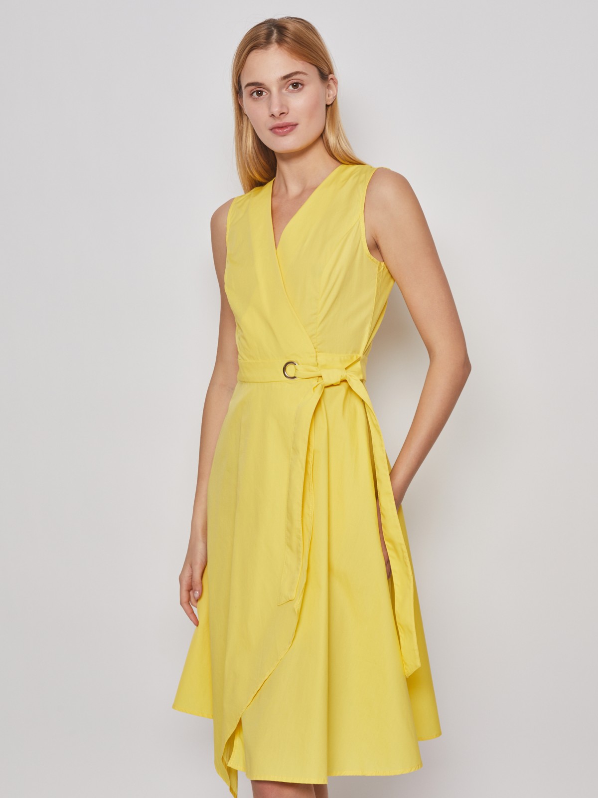 Платье zolla 022248239653, цвет желтый, размер XS - фото 2