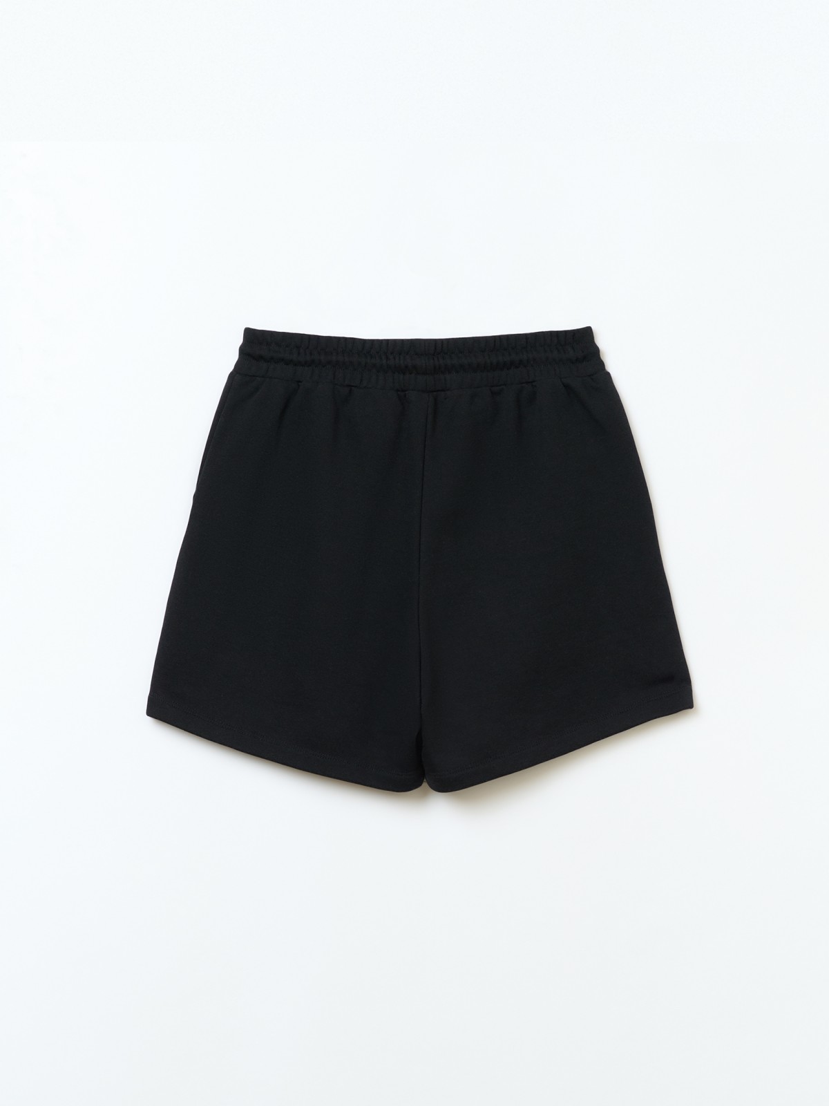 Трикотажные короткие шорты с карманами