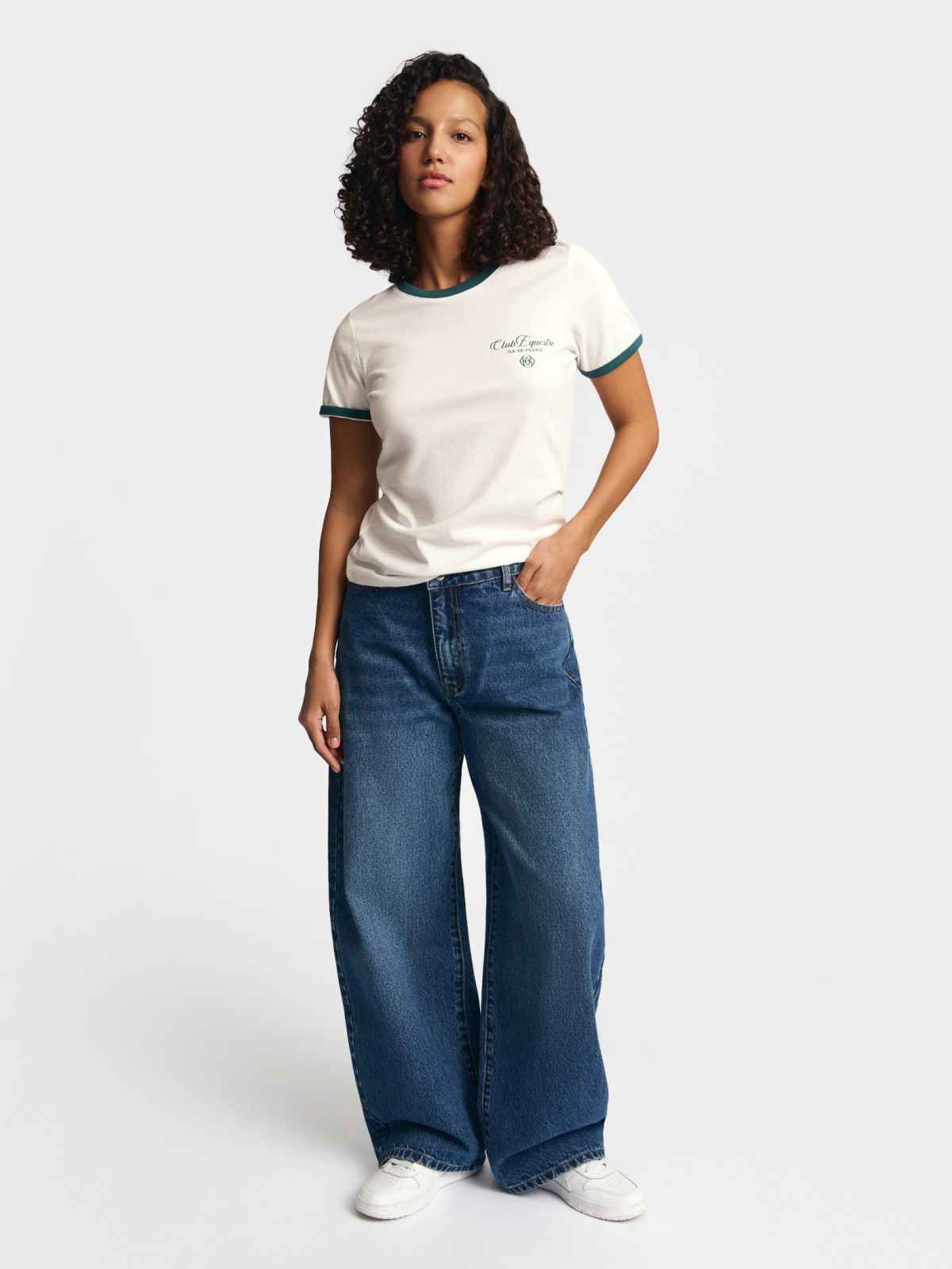 Джинсы силуэта Baloon из хлопка