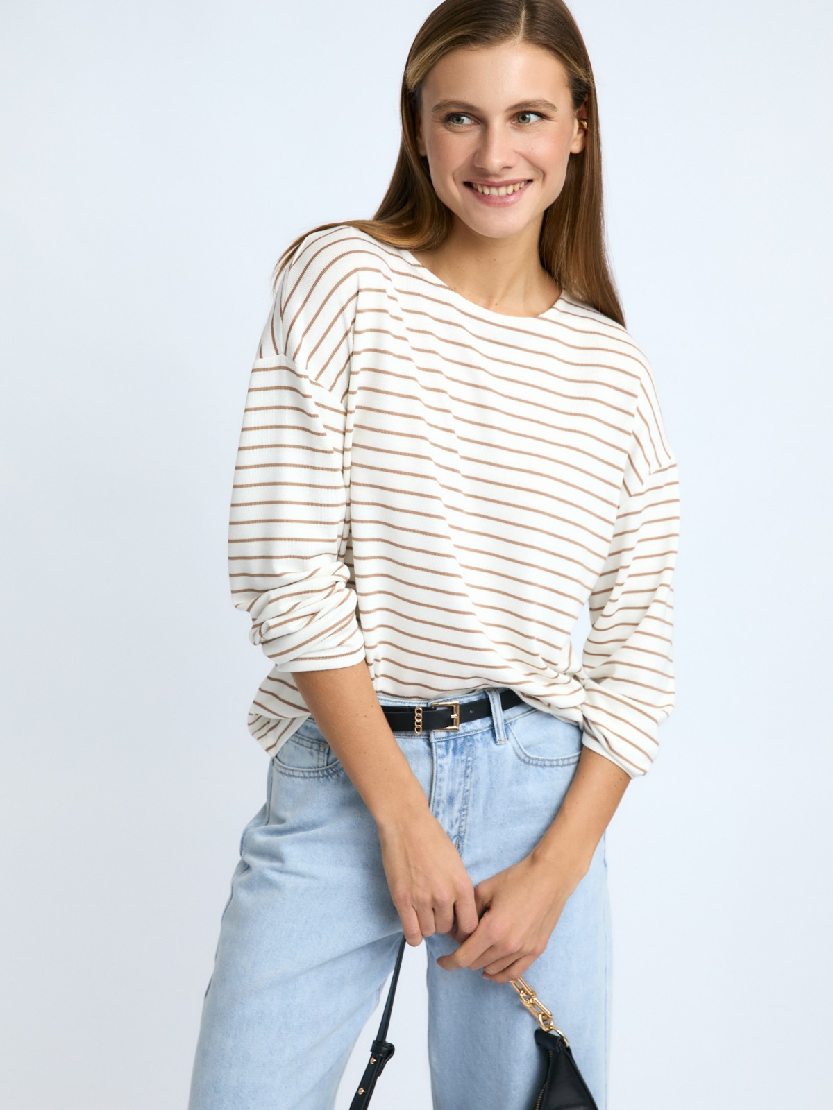 Лонгслив-тельняшка в полоску