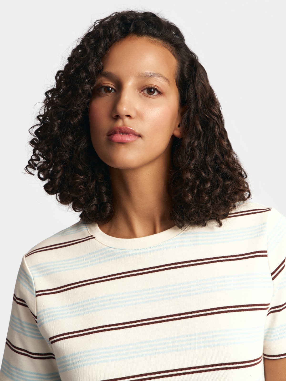 Футболка из хлопка в полоску