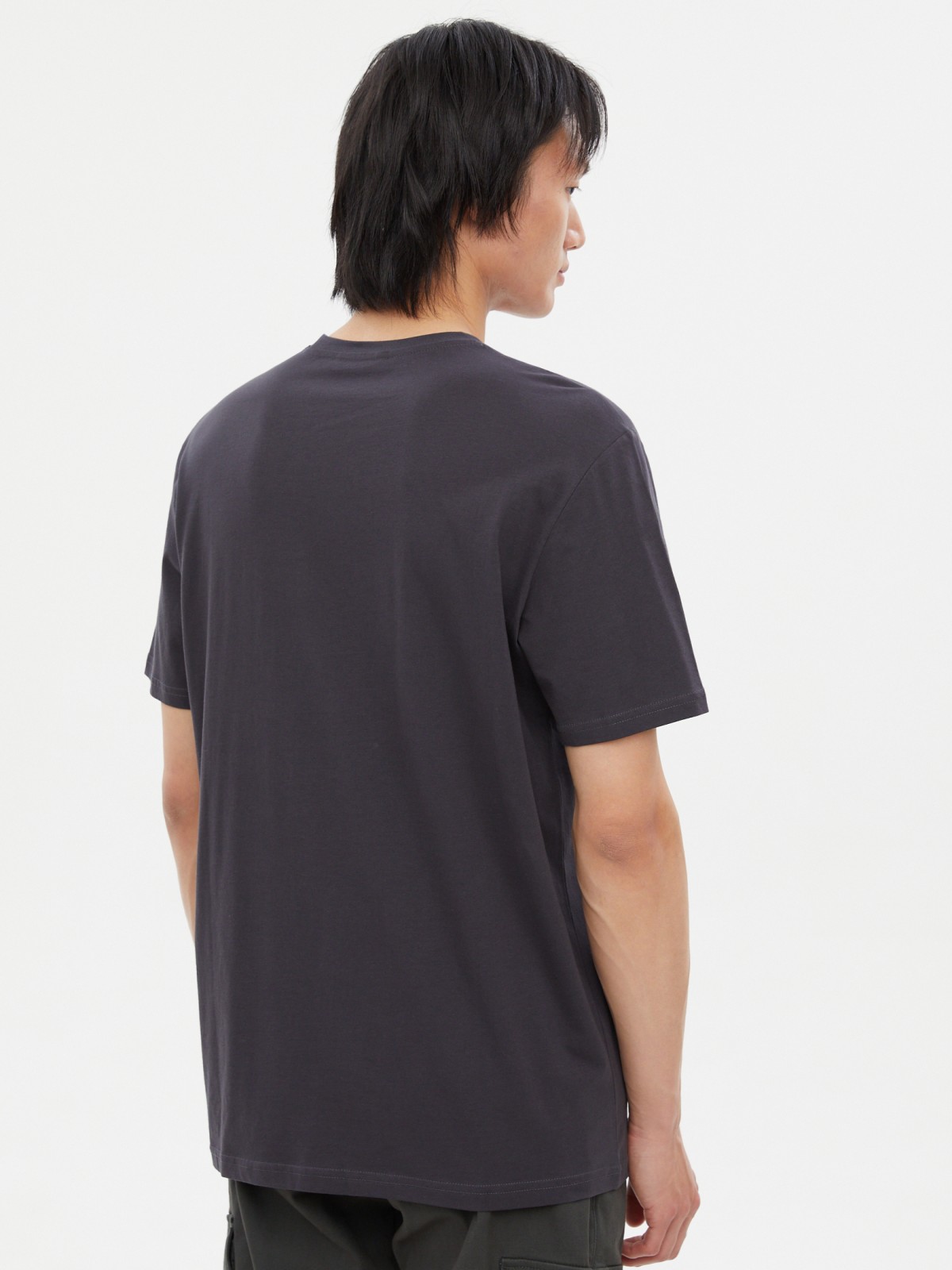 Футболка из хлопка с принтом