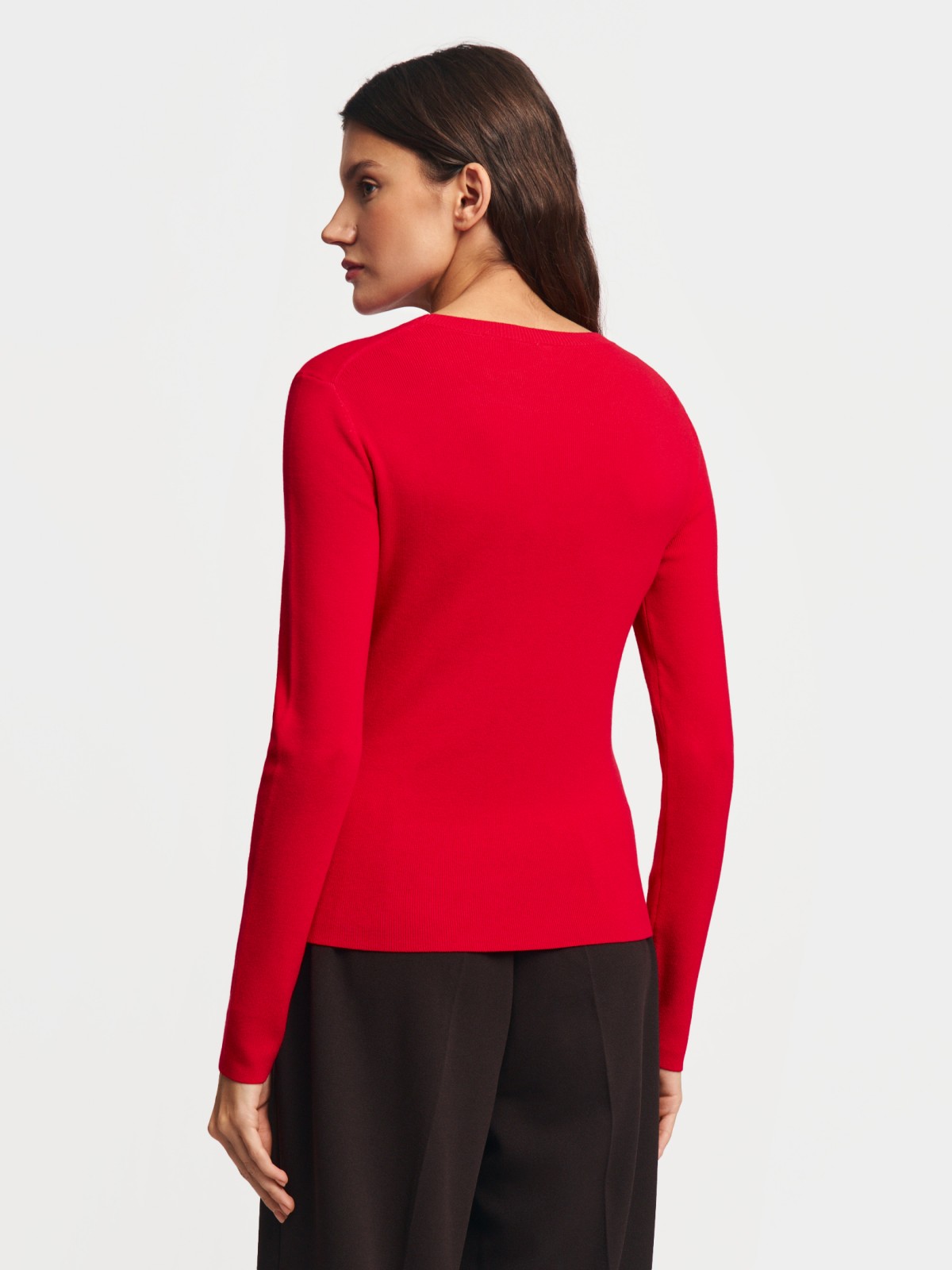 Трикотажный лонгслив