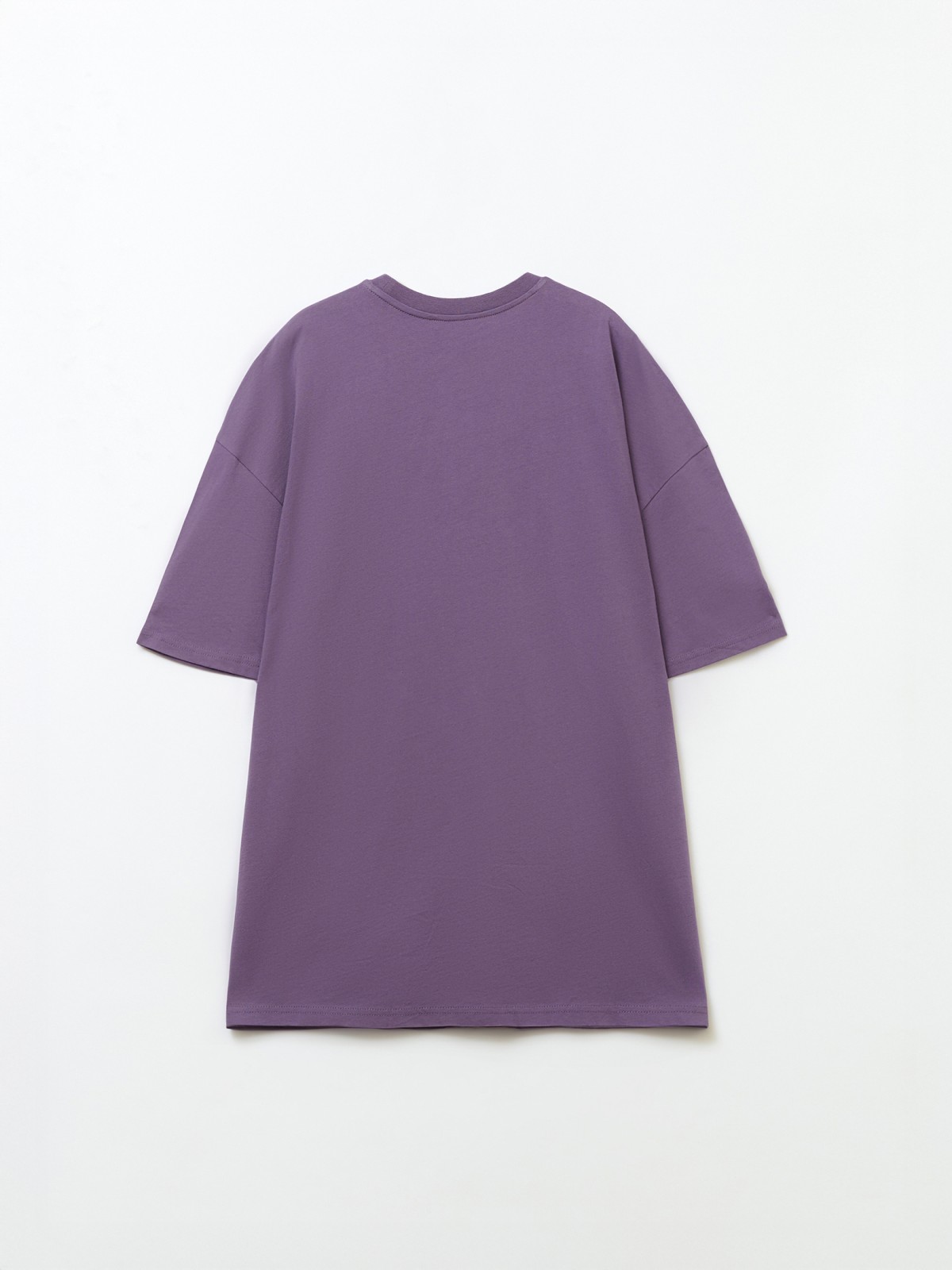 Футболка оверсайз из хлопка с коротким рукавом