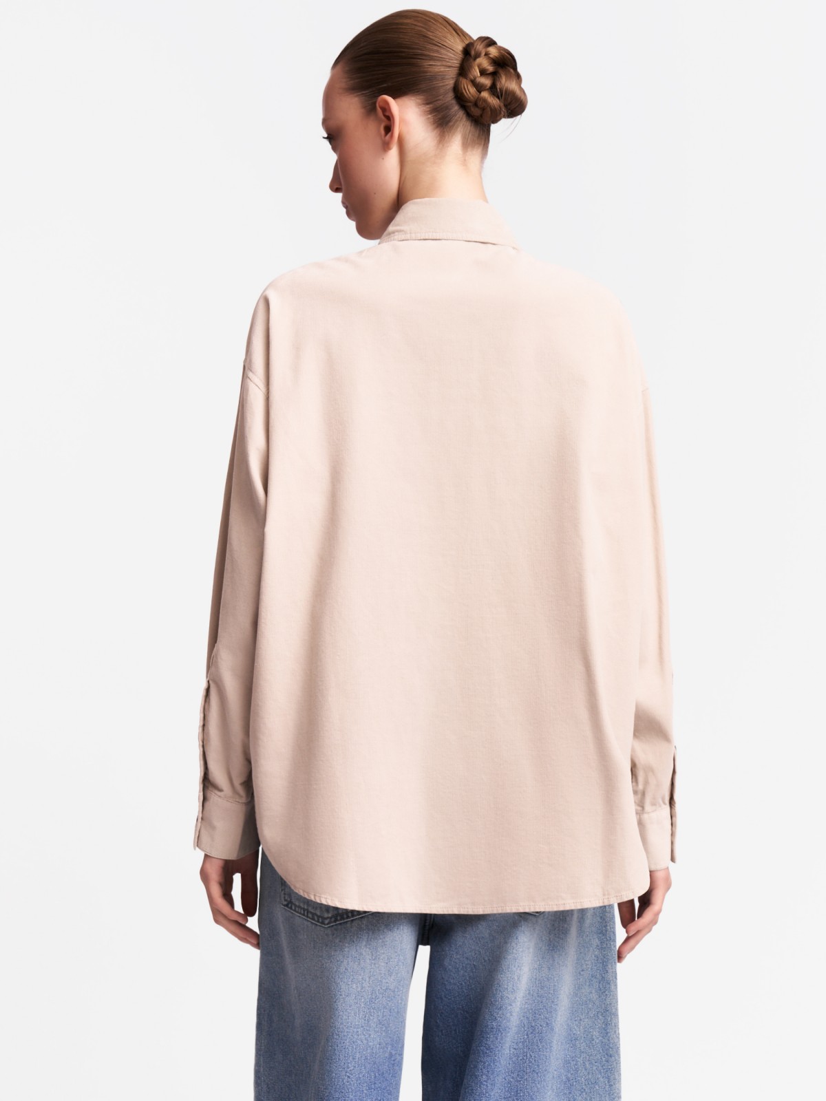 Вельветовая рубашка из хлопка