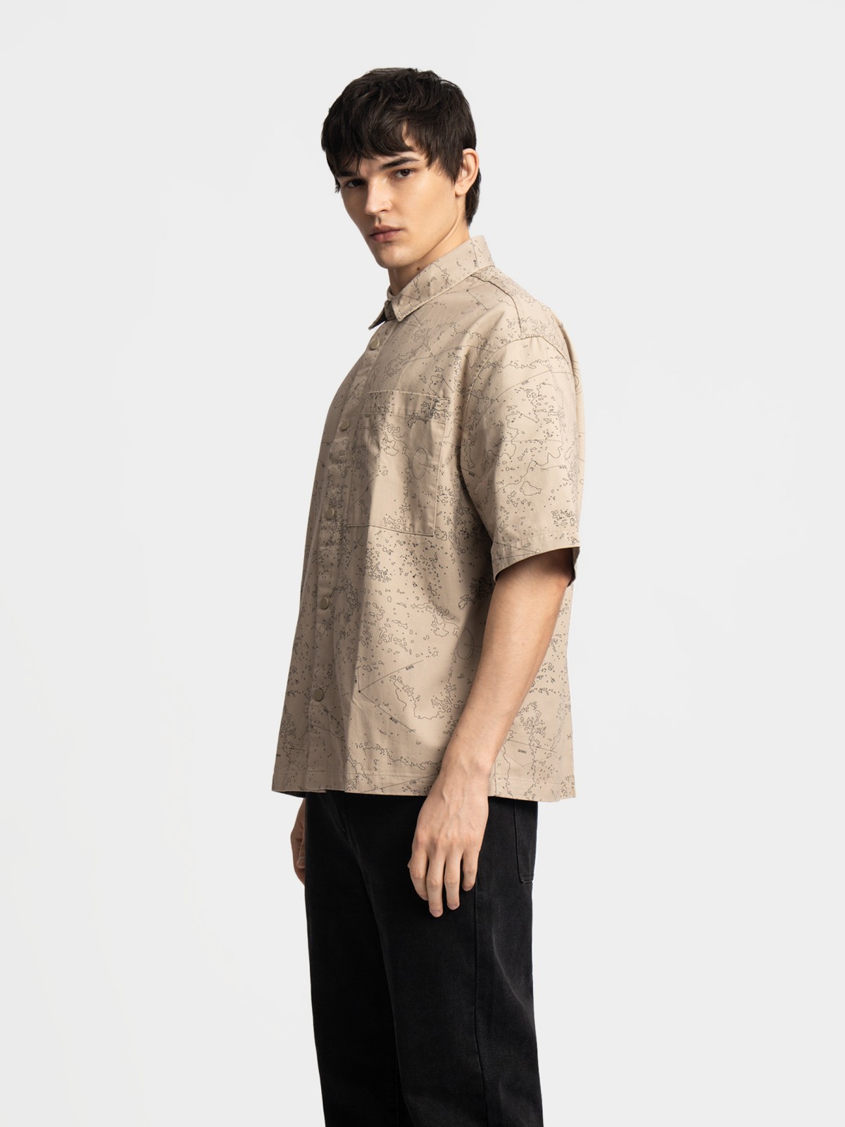 Рубашка с  короткими рукавами