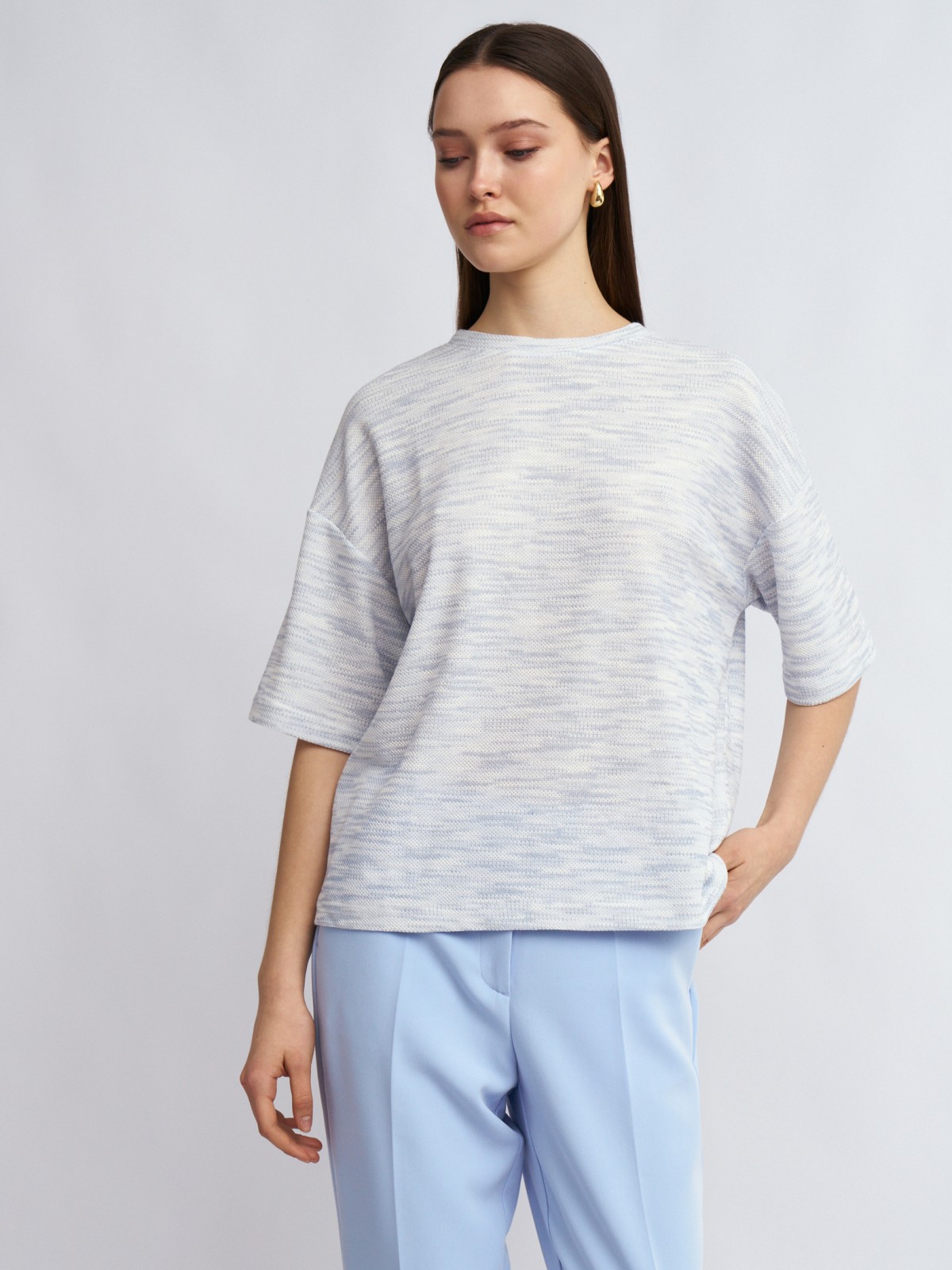 Футболка из вязаного трикотажа