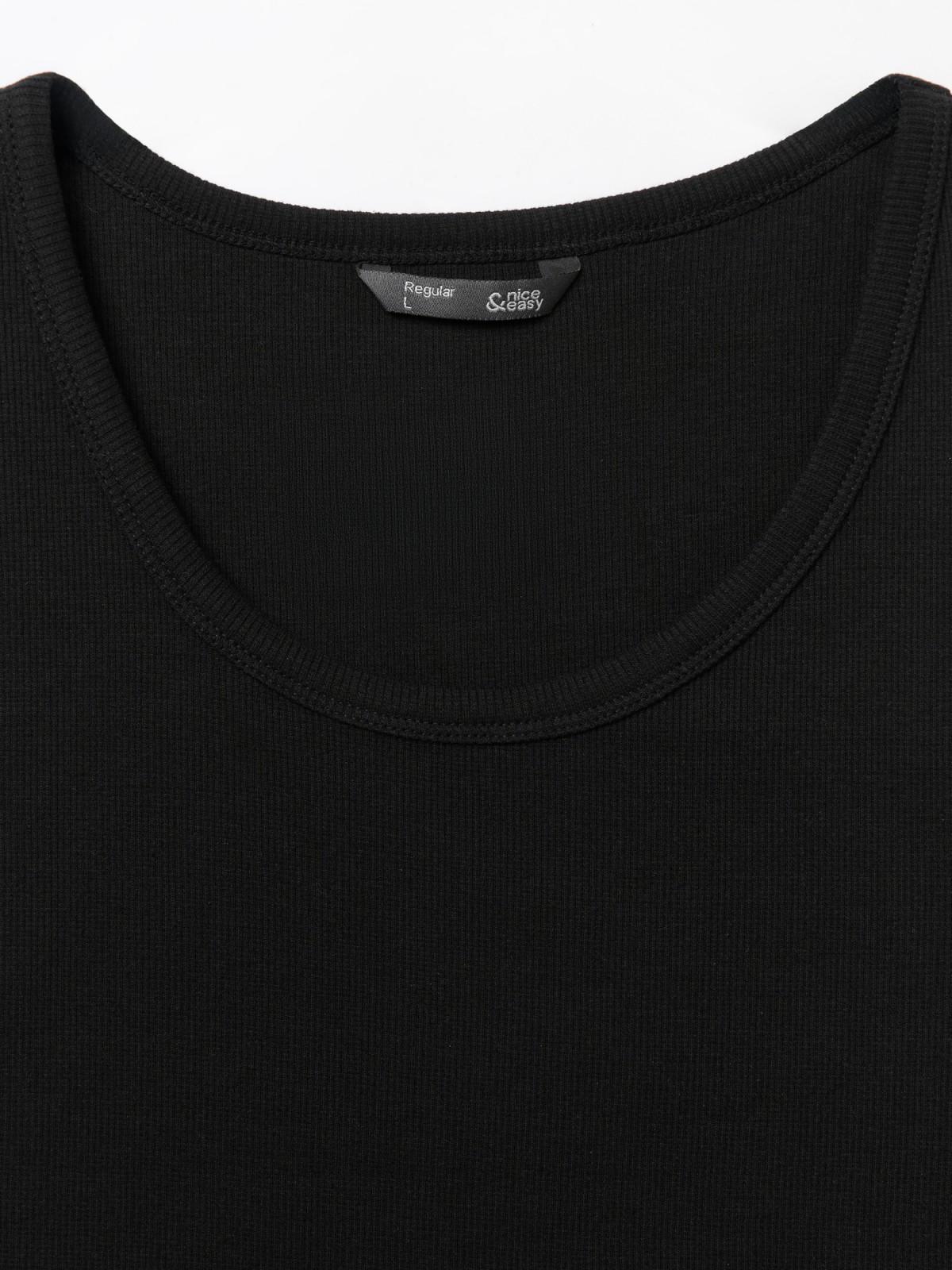 Майка из хлопка однотонная