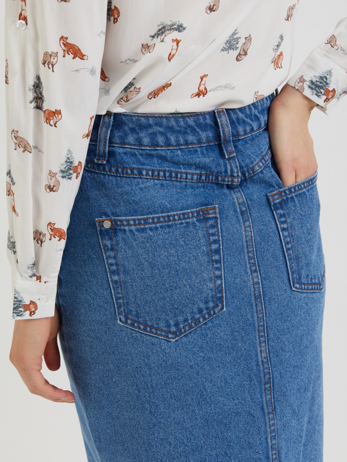 Юбка джинсовая