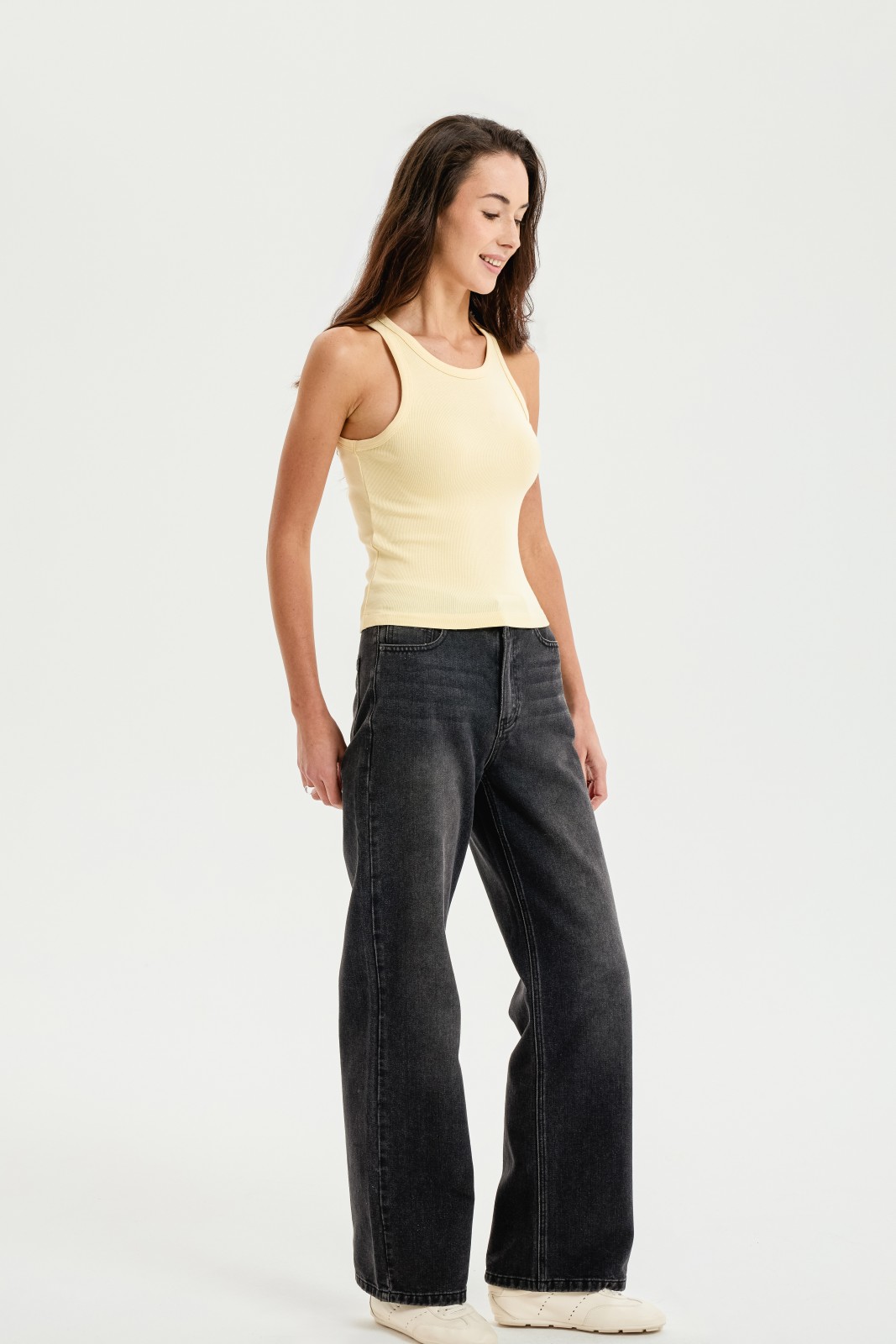 Майка из хлопка без рукавов